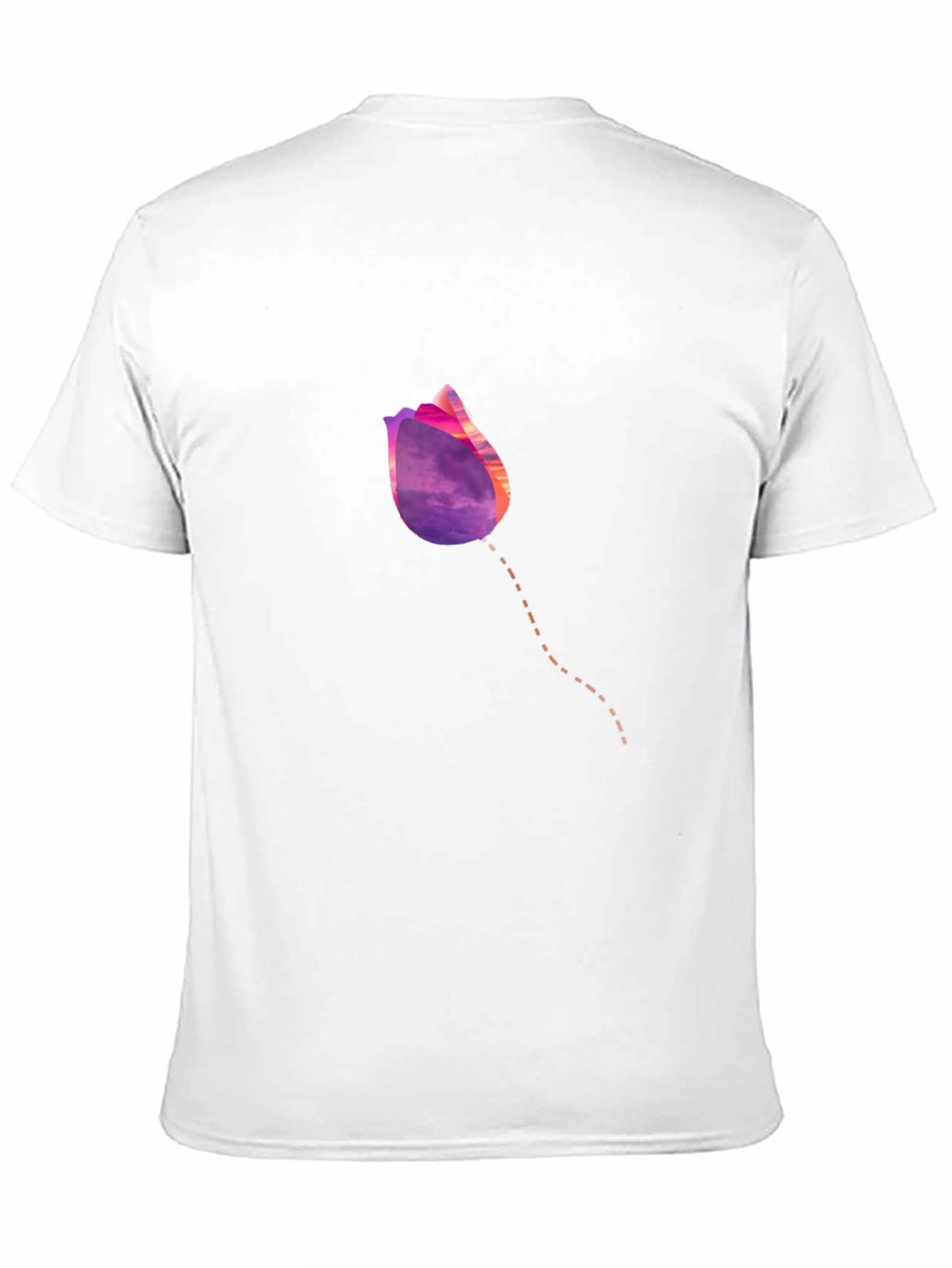 Tulip Sunset Graphic T-Shirt - Modern Casual Tee