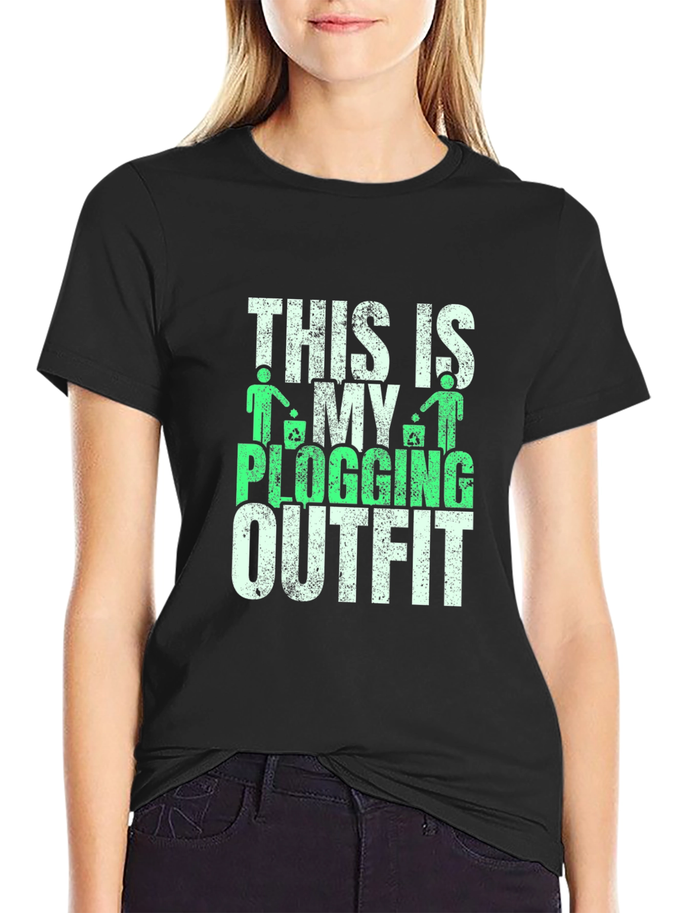 Plogging Outfit T-Shirt - Eco-Friendly Design