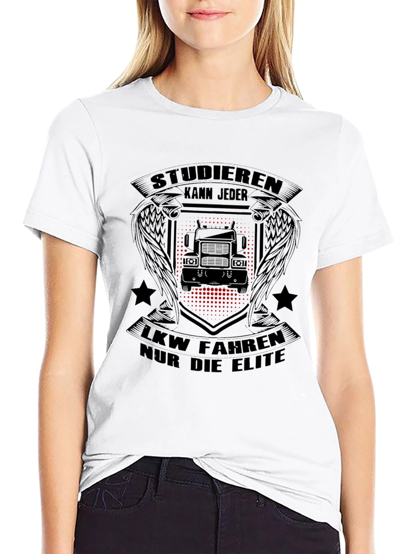 Studieren Kann Jeder T-Shirt - Trucker Elite Tee