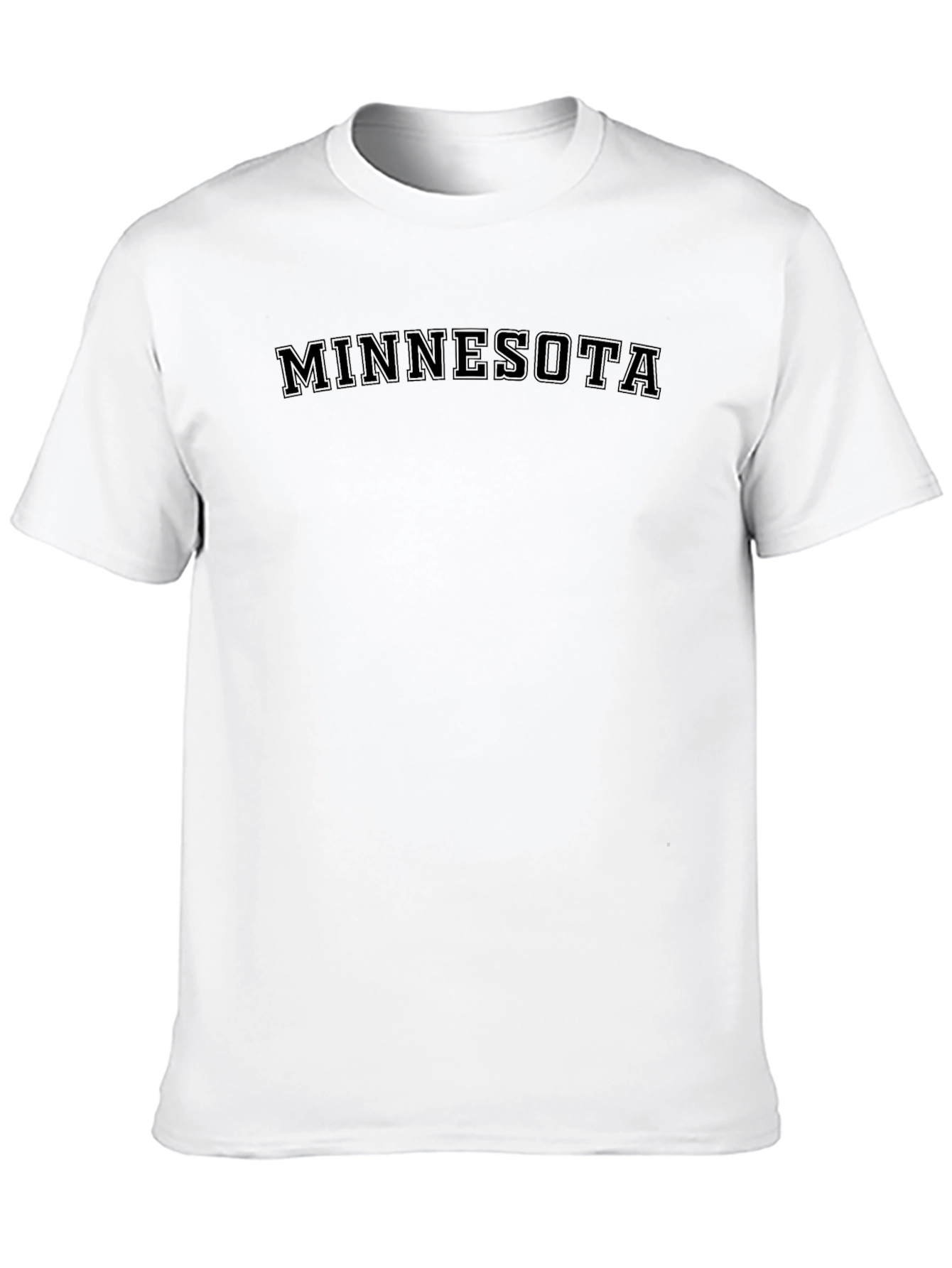Minnesota Graphic Tee - Solid Black T-Shirt
