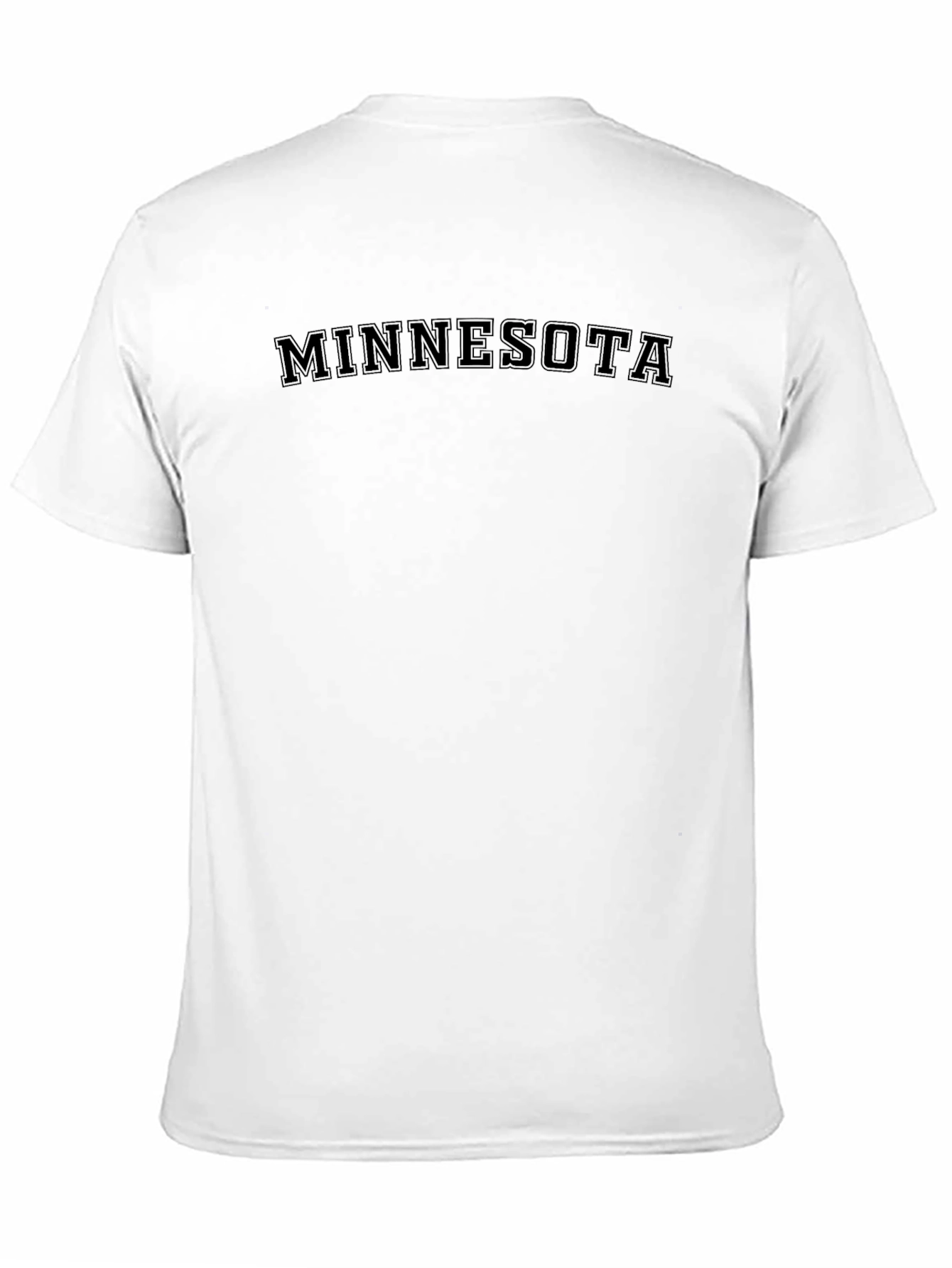 Minnesota Graphic Tee - Solid Black T-Shirt