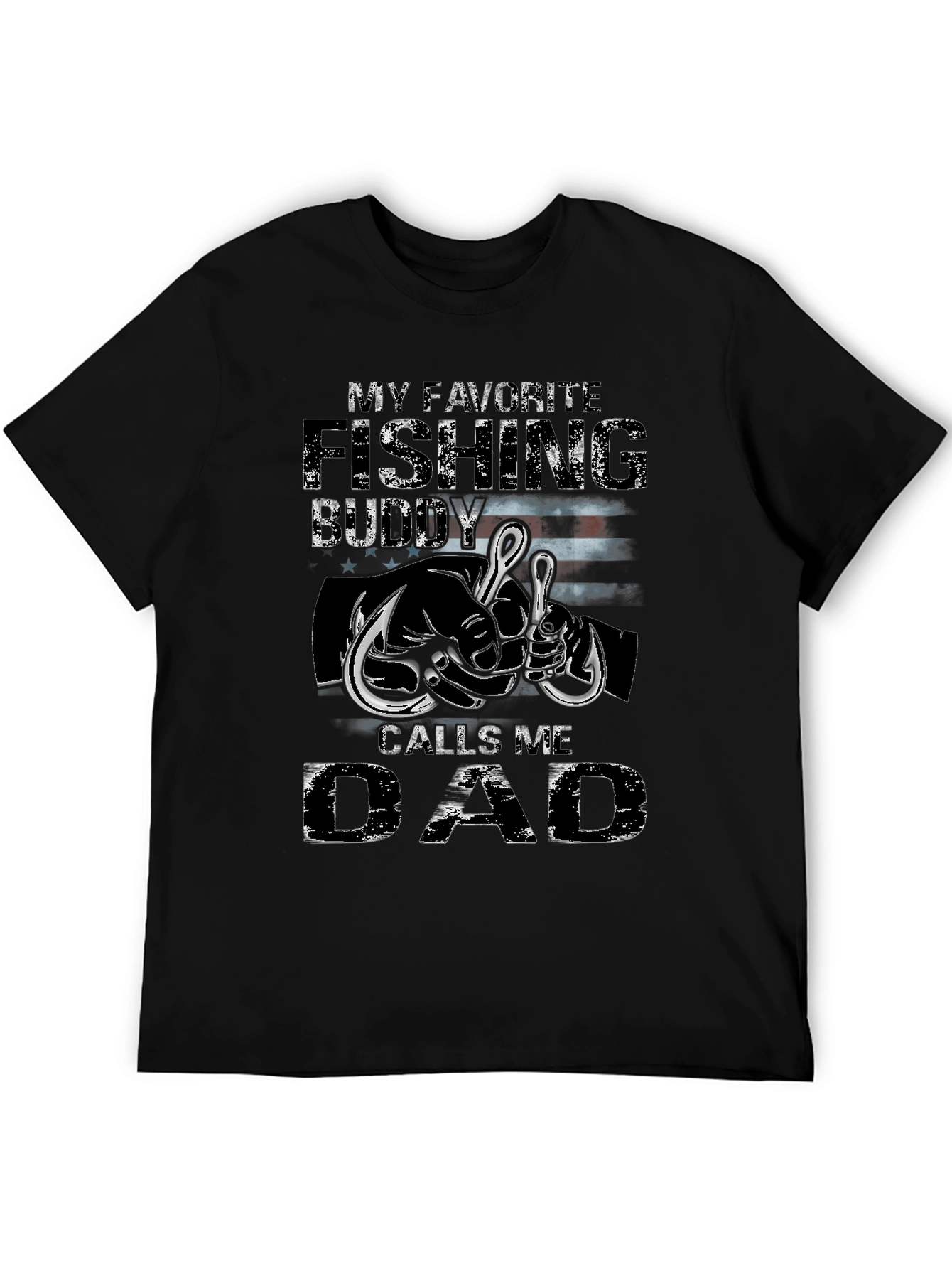 Fishing Buddy Dad T-Shirt: Fathers Day Gift