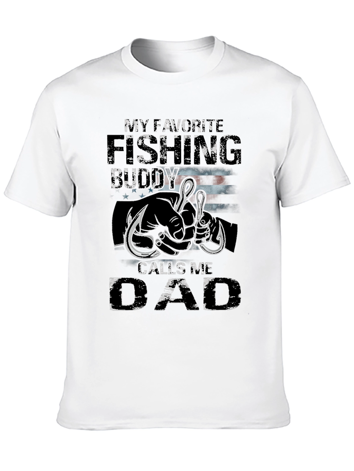 Fishing Buddy Dad T-Shirt: Fathers Day Gift