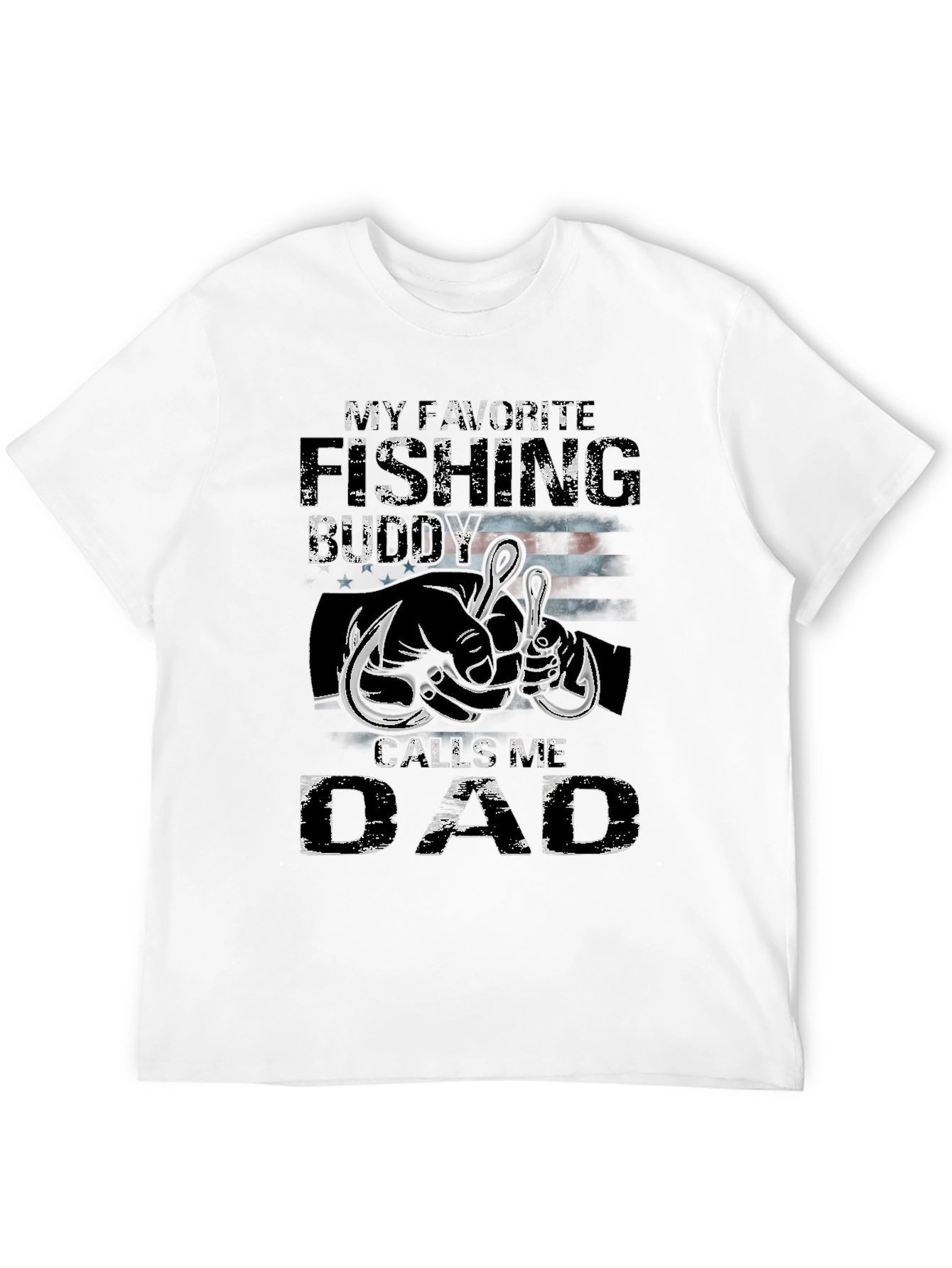 Fishing Buddy Dad T-Shirt: Fathers Day Gift
