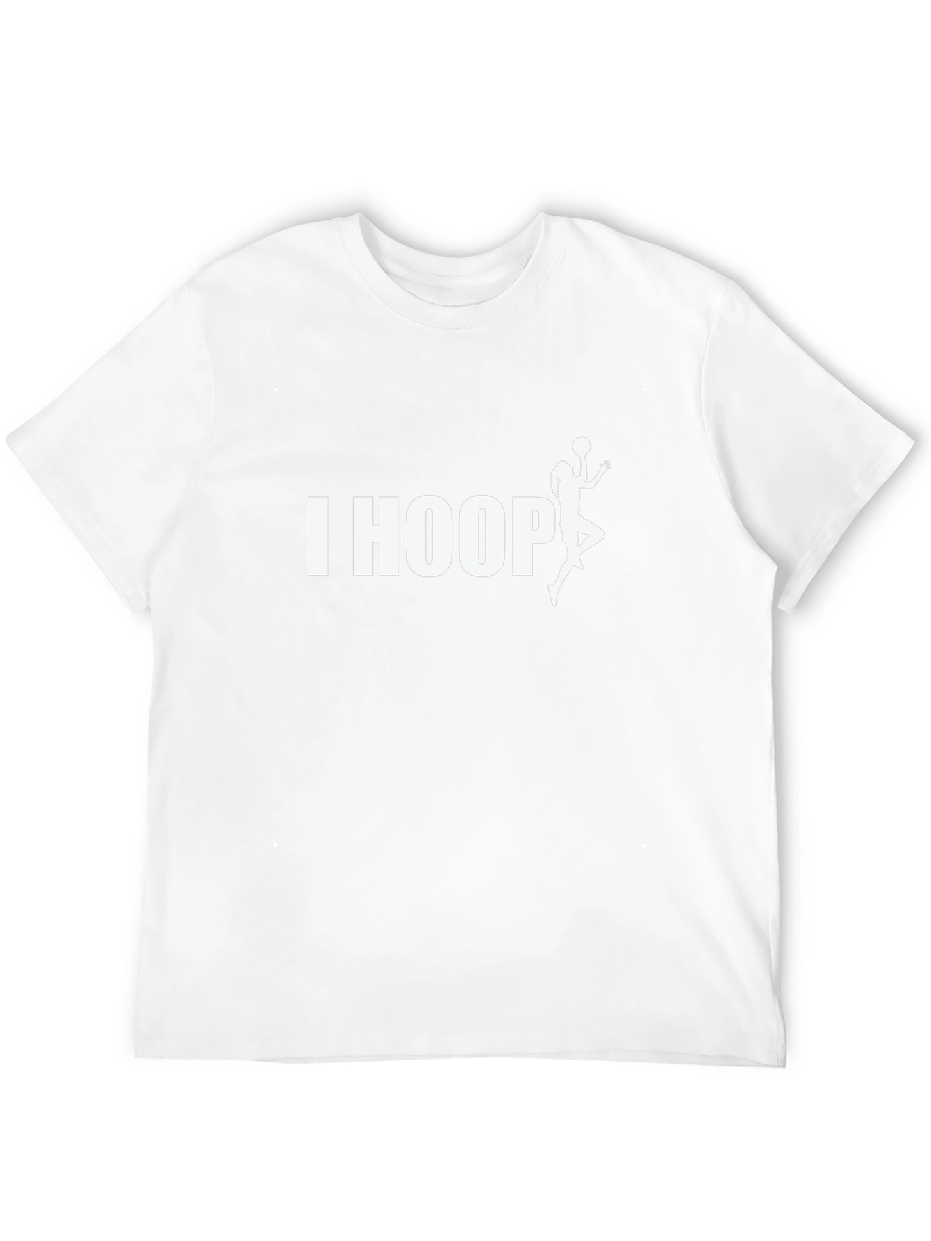 I Hoop Basketball T-Shirt - Black Graphic Tee