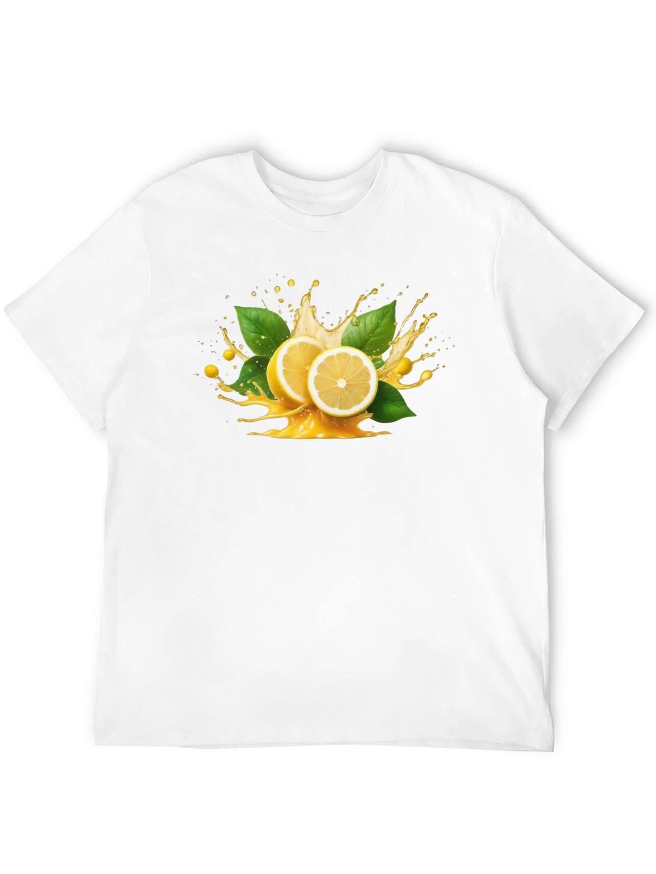 Lemon Splash Graphic Tee - Black