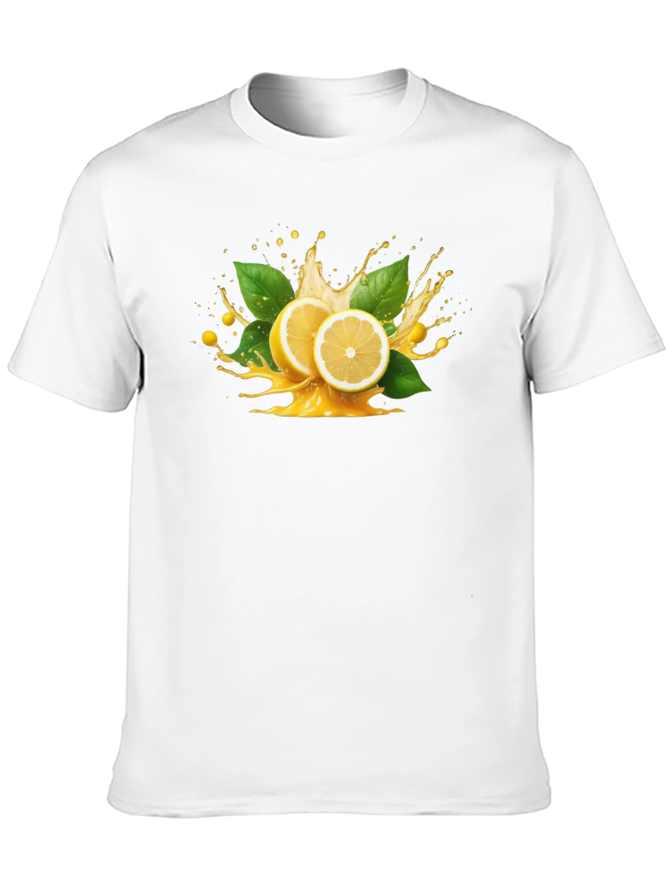 Lemon Splash Graphic Tee - Black