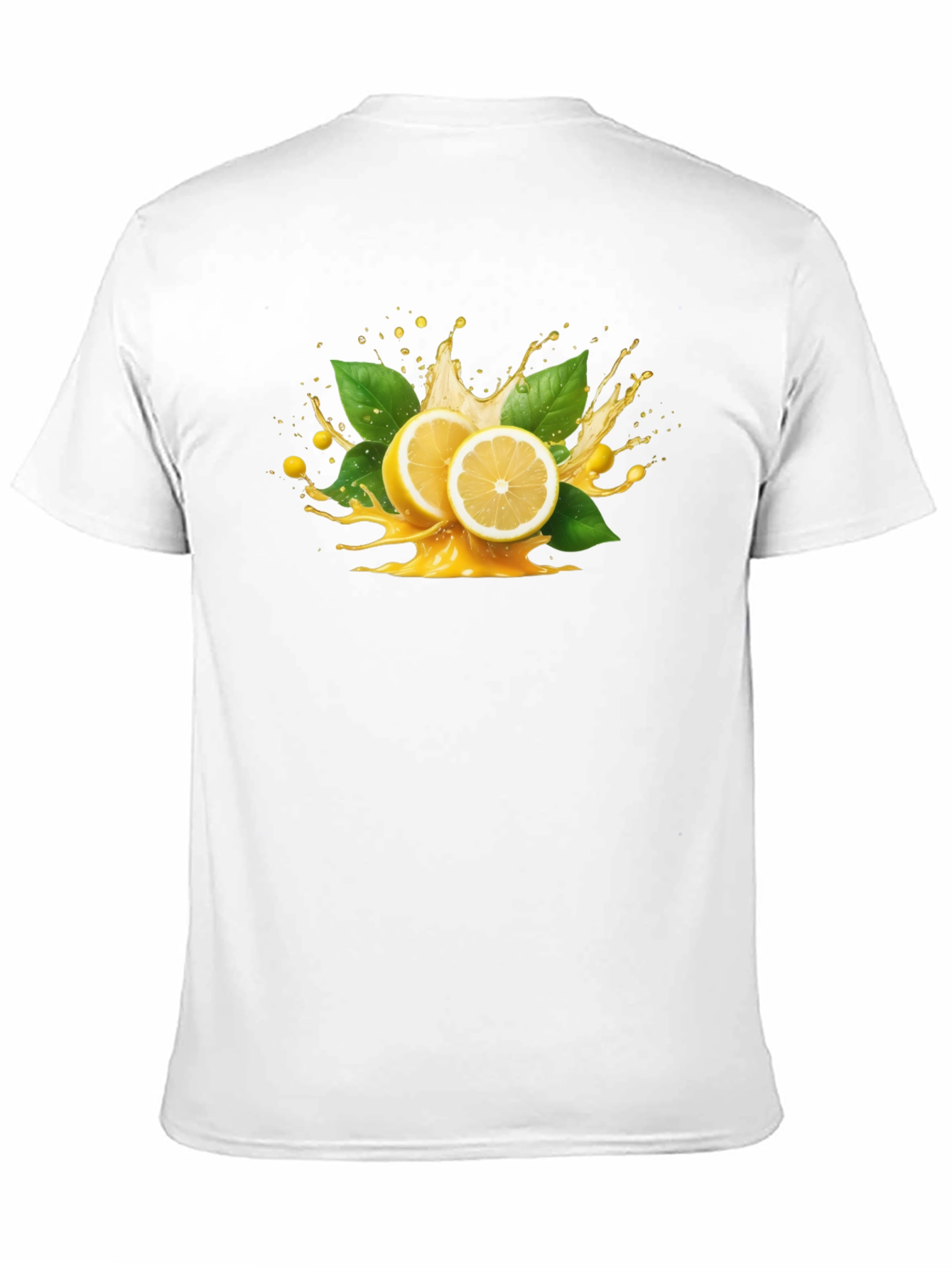 Lemon Splash Graphic Tee - Black