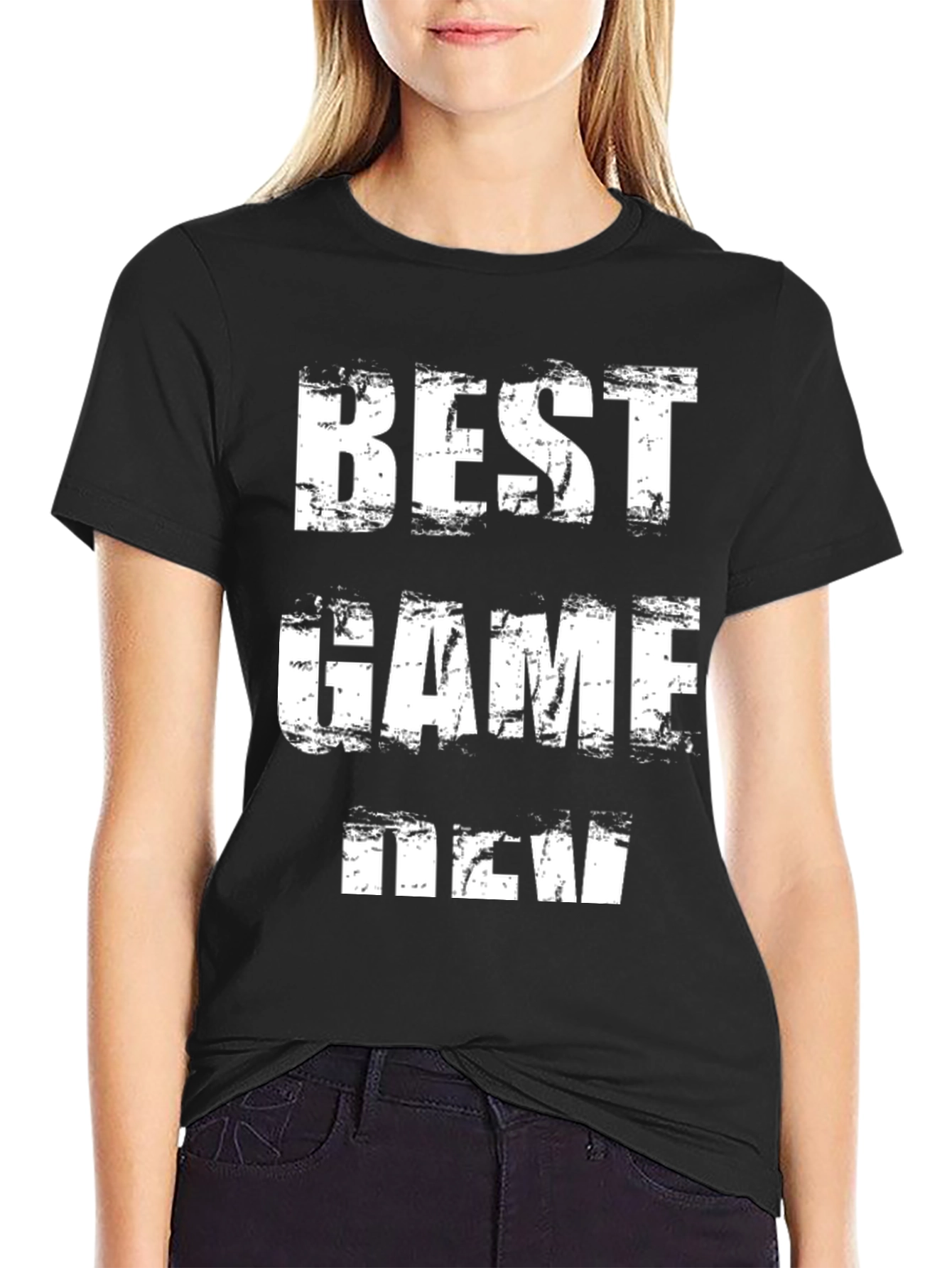 Best Game New Black Graphic T-Shirt