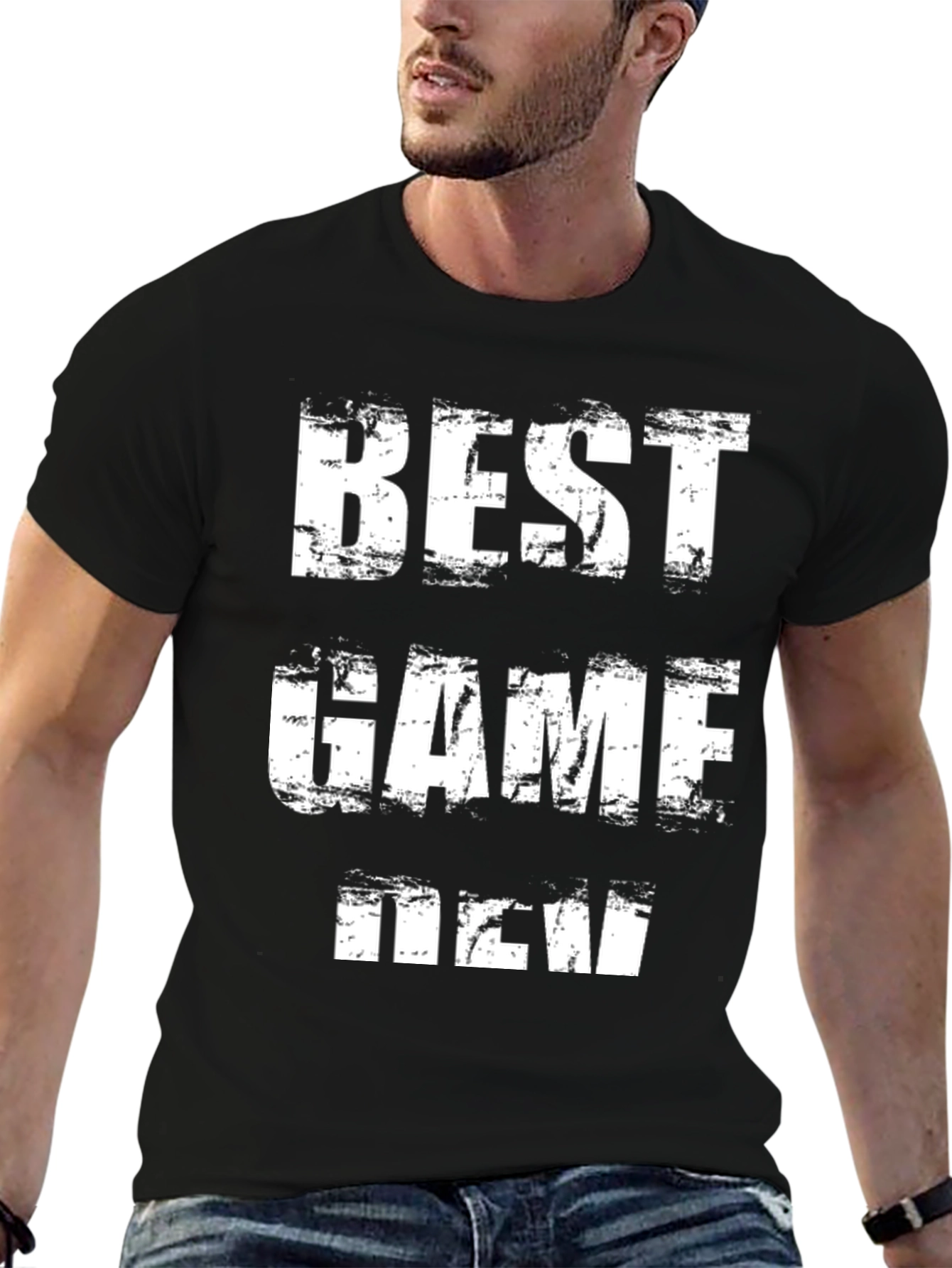 Best Game New Black Graphic T-Shirt