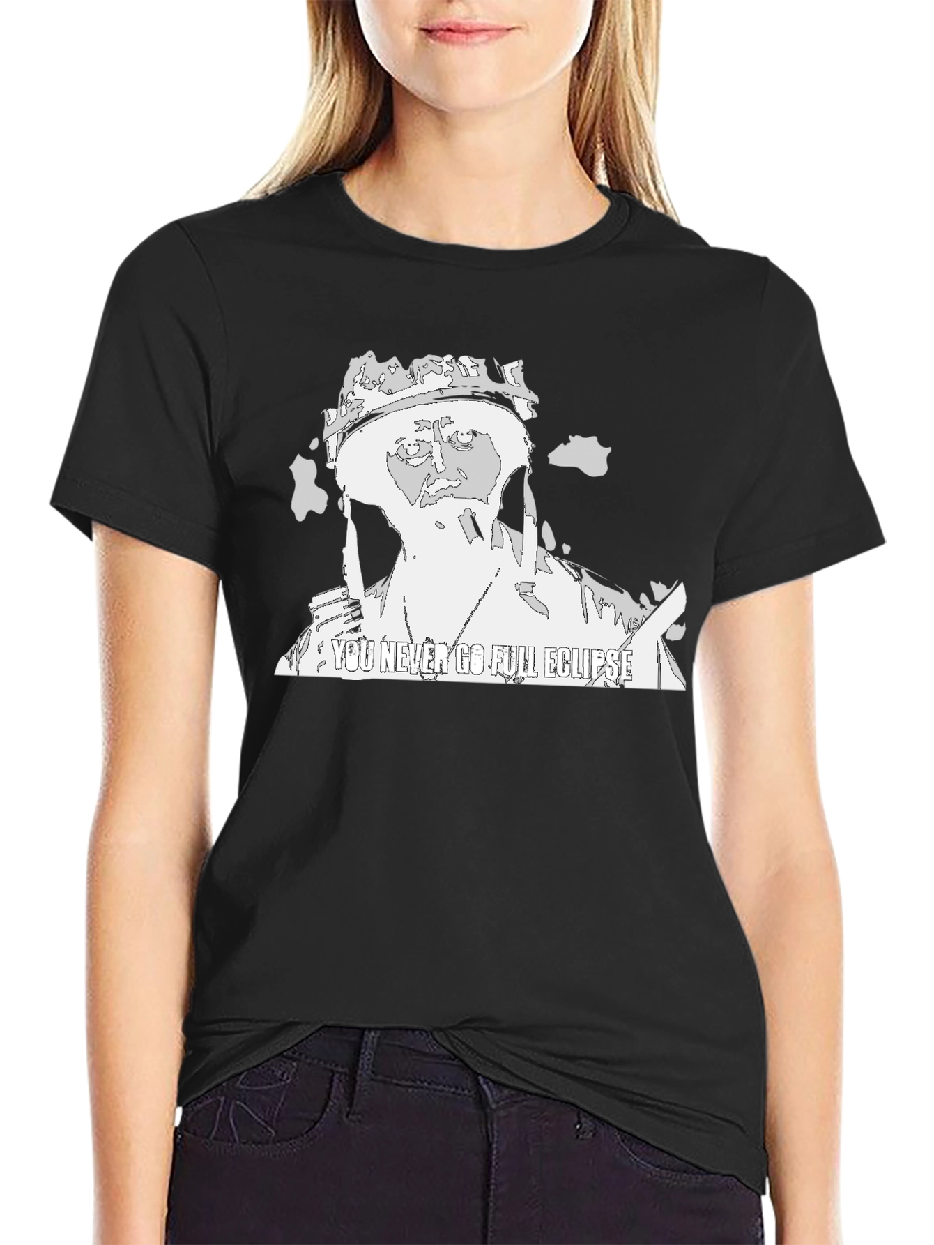 You Never Go Full Eclipse Graphic Tee