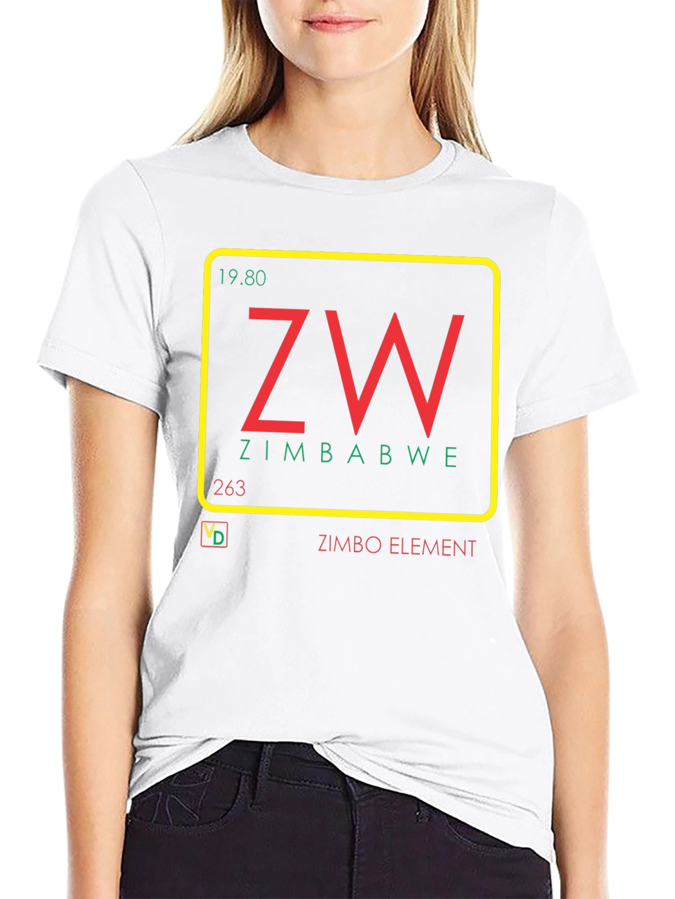 Zimbabwe Element T-Shirt - Unique Graphic Tee