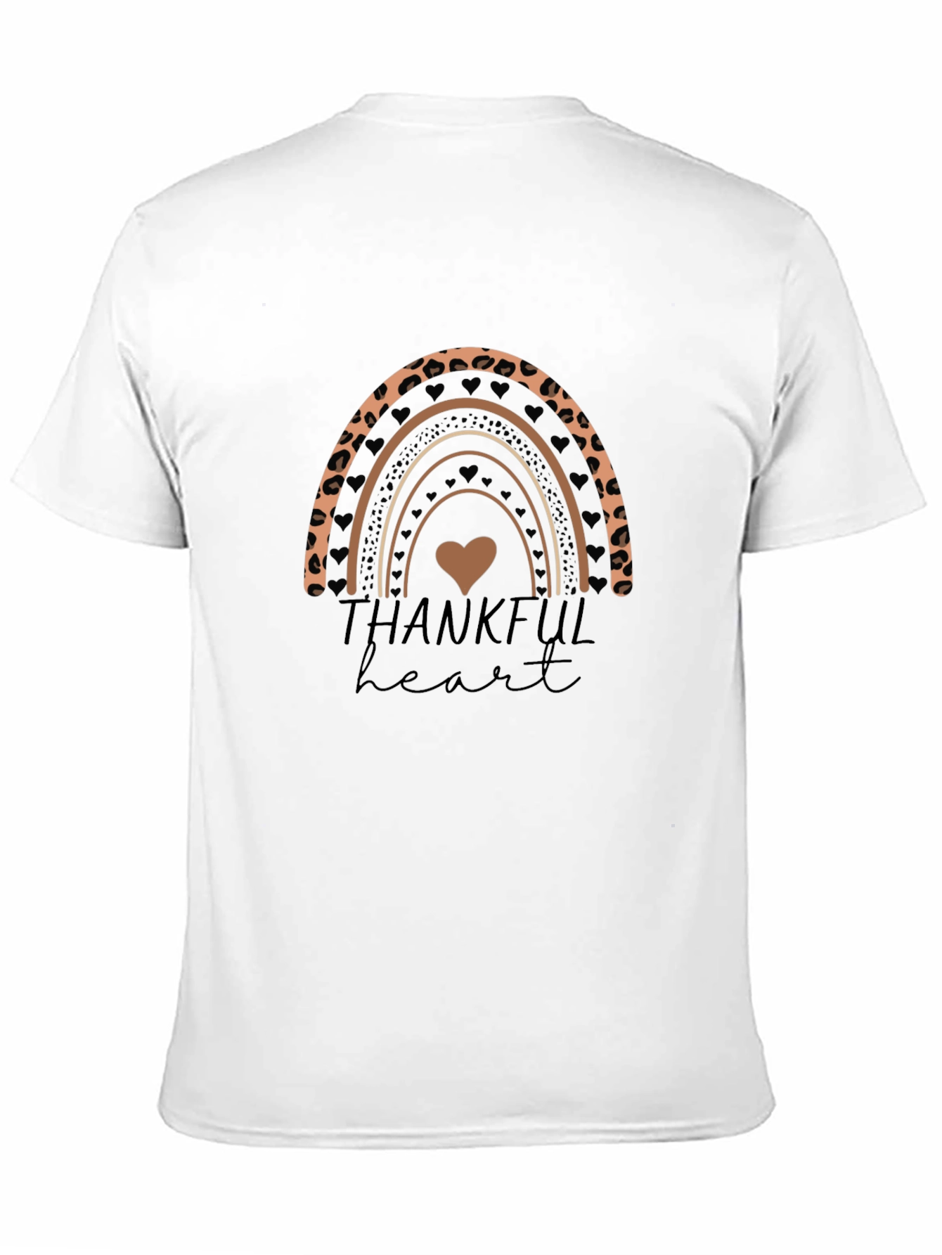 Thankful Heart Rainbow Graphic Tee