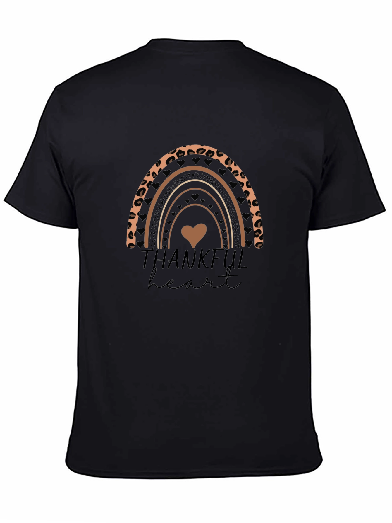 Thankful Heart Rainbow Graphic Tee