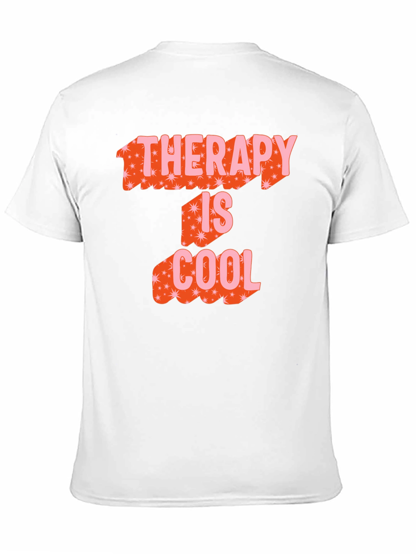 Therapy Is Cool Graphic Tee - Black