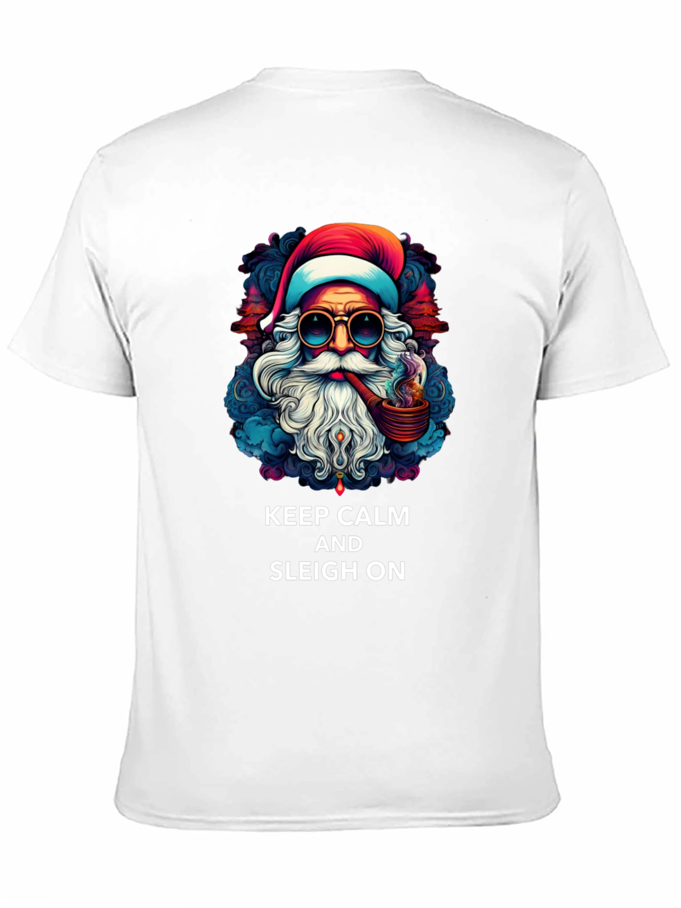 Keep Calm & Sleigh On Santa T-Shirt