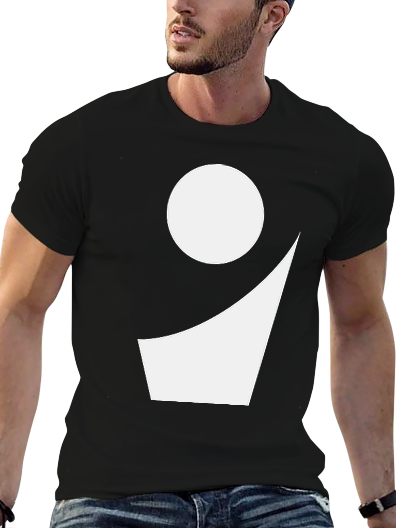 Modern Geometric Graphic T-Shirt