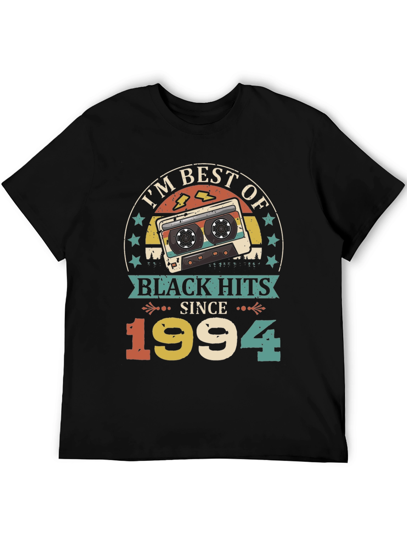 Best of Black Hits Since 1994 Retro Cassette T-Shirt
