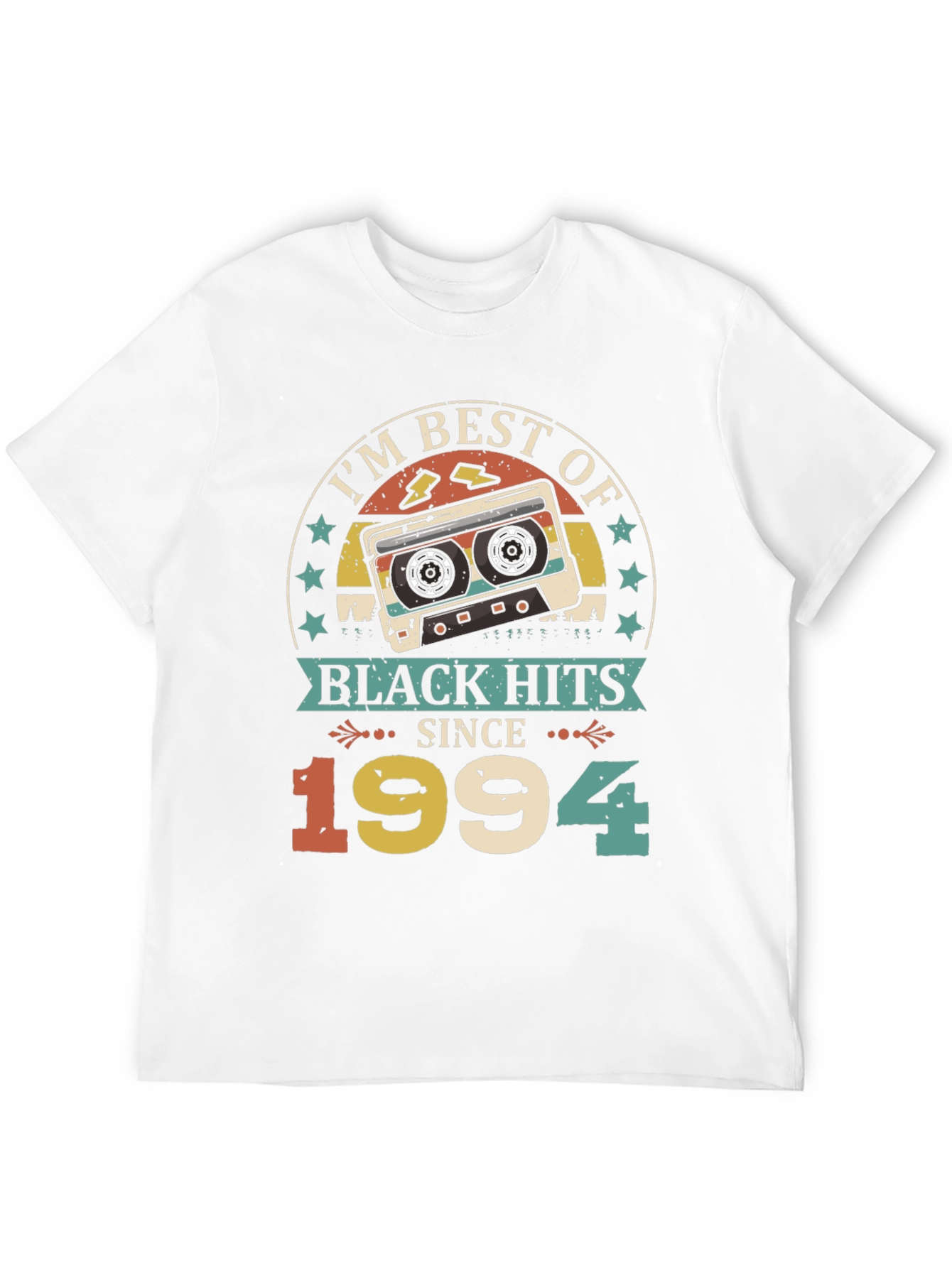 Best of Black Hits Since 1994 Retro Cassette T-Shirt