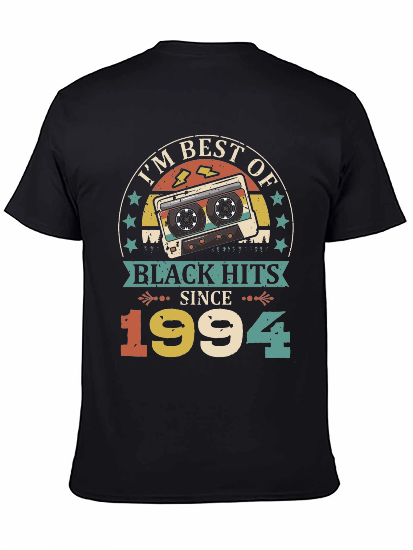 Best of Black Hits Since 1994 Retro Cassette T-Shirt