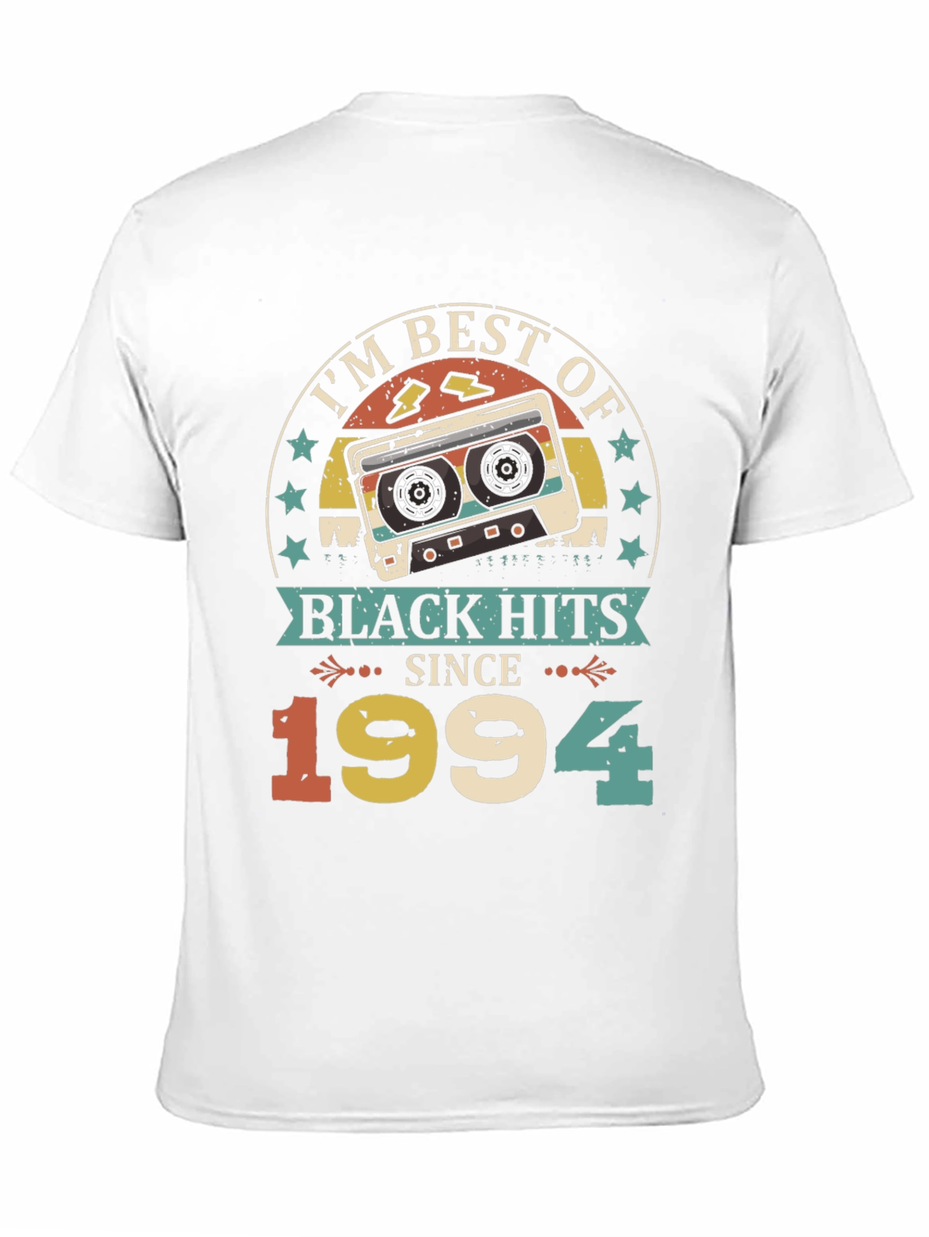 Best of Black Hits Since 1994 Retro Cassette T-Shirt