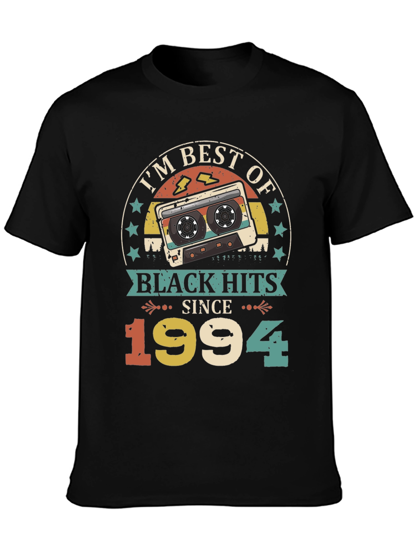 Best of Black Hits Since 1994 Retro Cassette T-Shirt