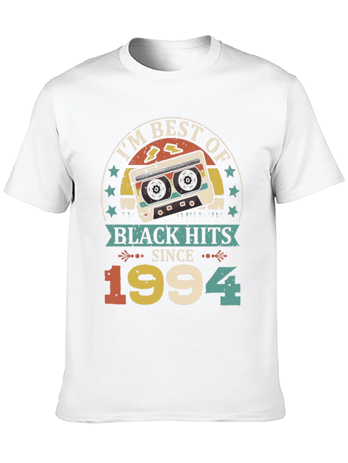 Best of Black Hits Since 1994 Retro Cassette T-Shirt
