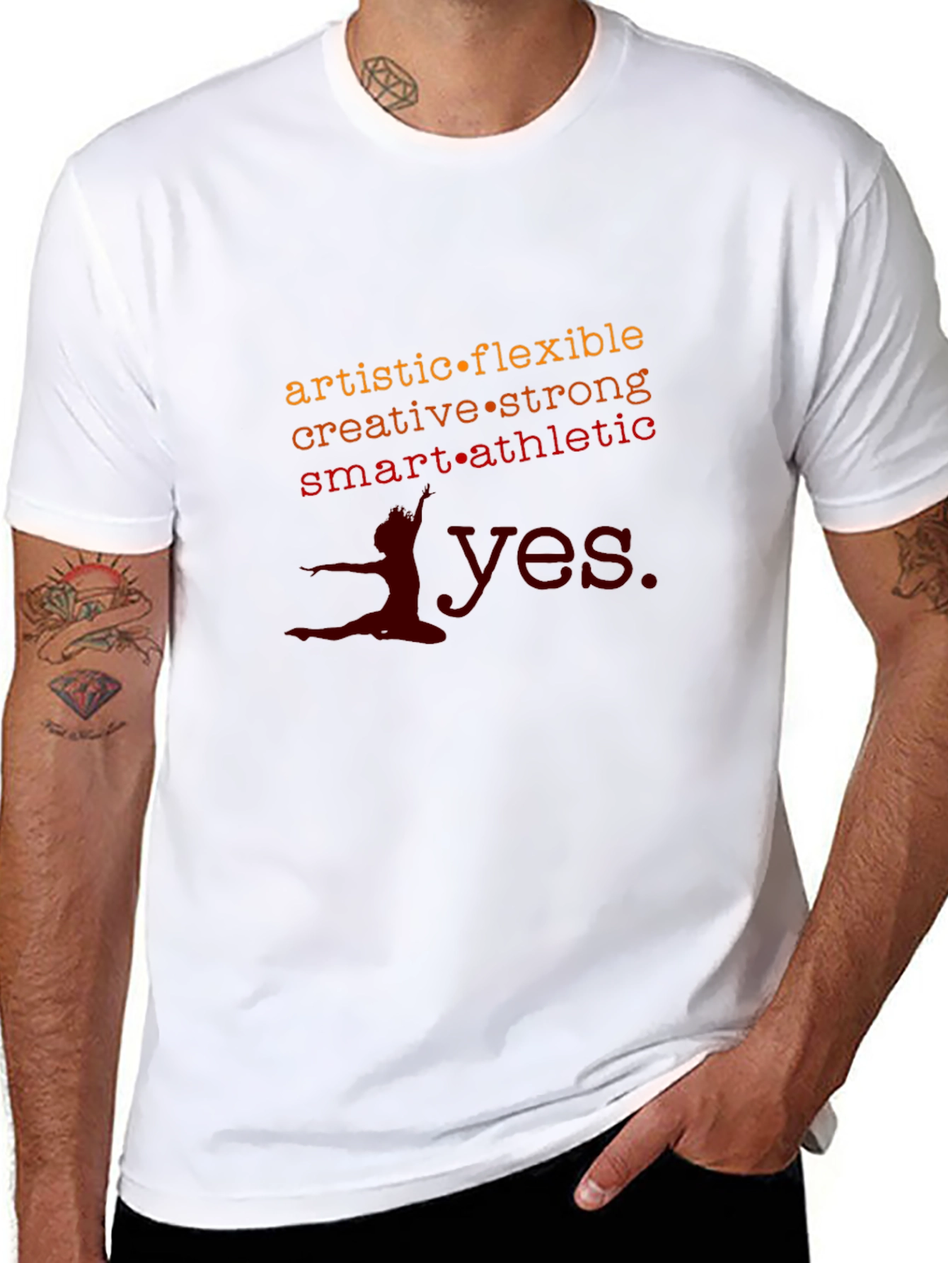 Artistic Flexible Graphic Tee