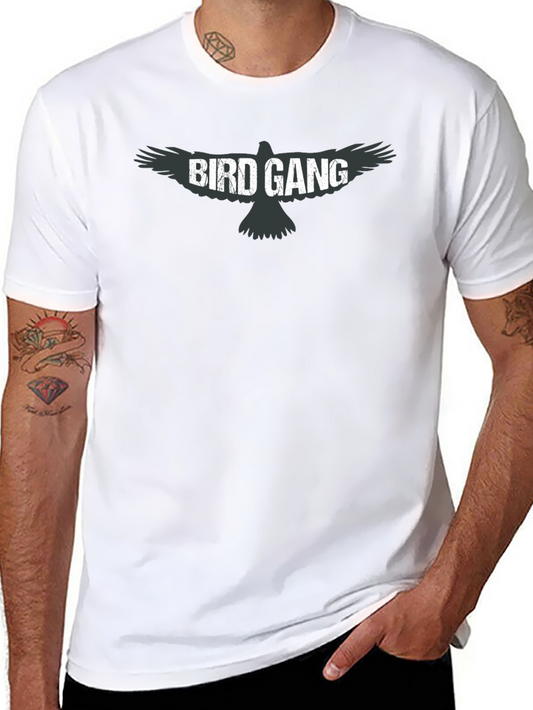 Bird Gang Graphic Tee - Unisex Black T-Shirt