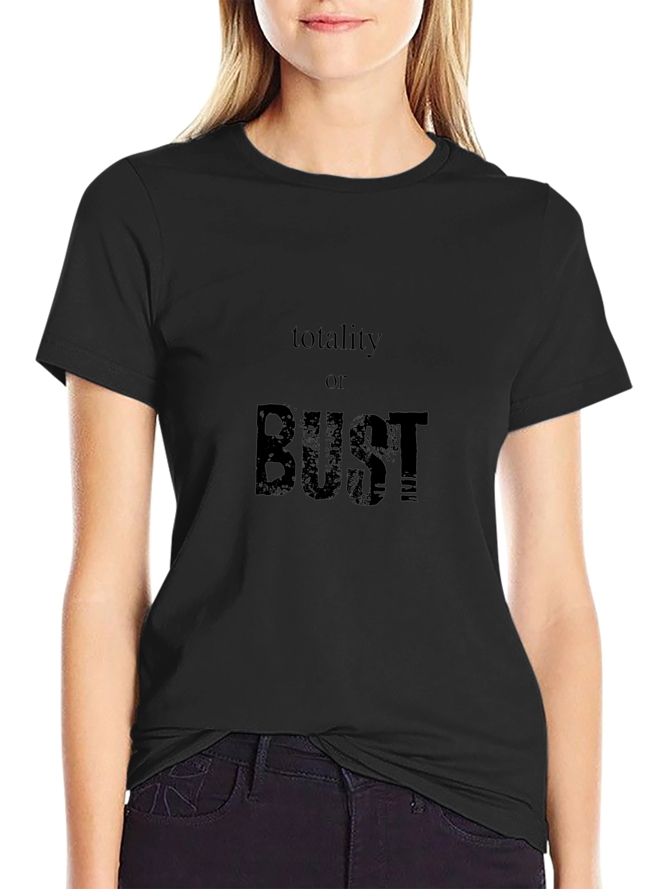 Totality or Bust Graphic Tee - Black T-Shirt