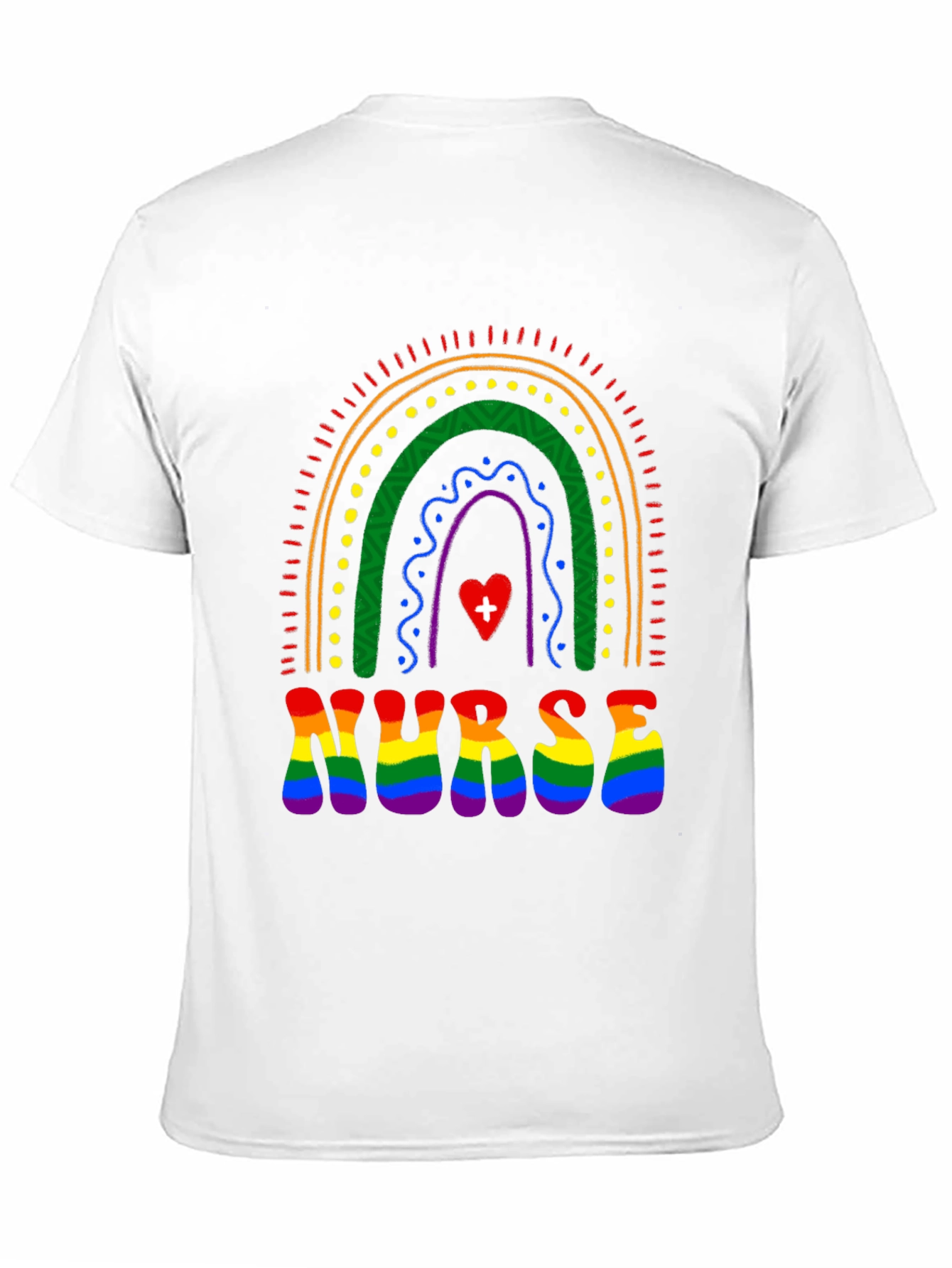 Rainbow Nurse Pride T-Shirt