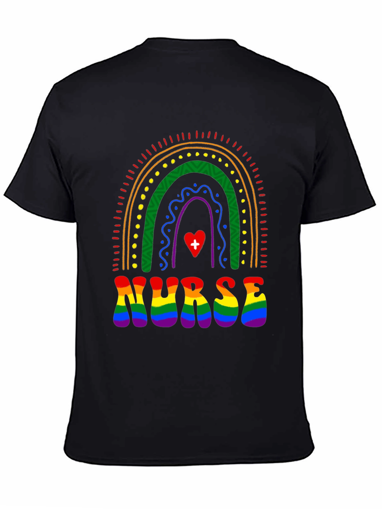 Rainbow Nurse Pride T-Shirt