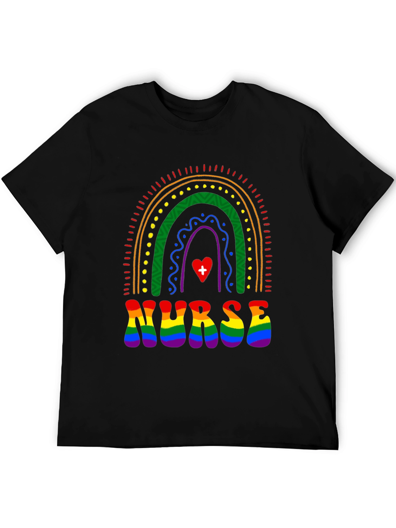 Rainbow Nurse Pride T-Shirt
