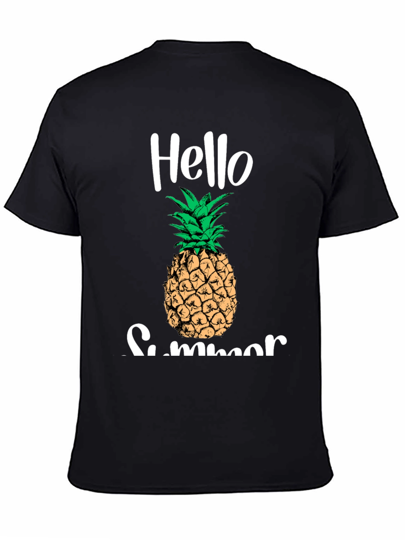 Hello Summer Pineapple Graphic Tee