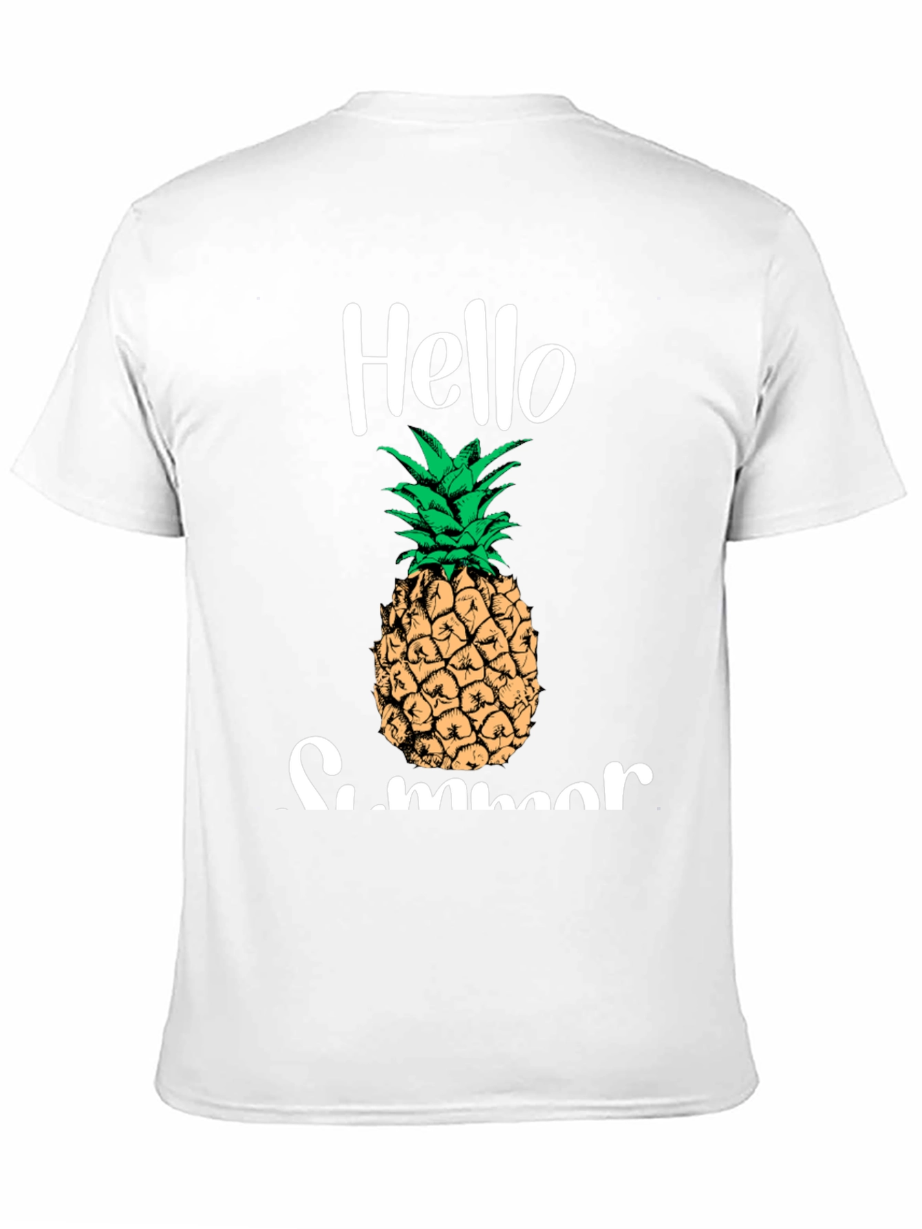 Hello Summer Pineapple Graphic Tee