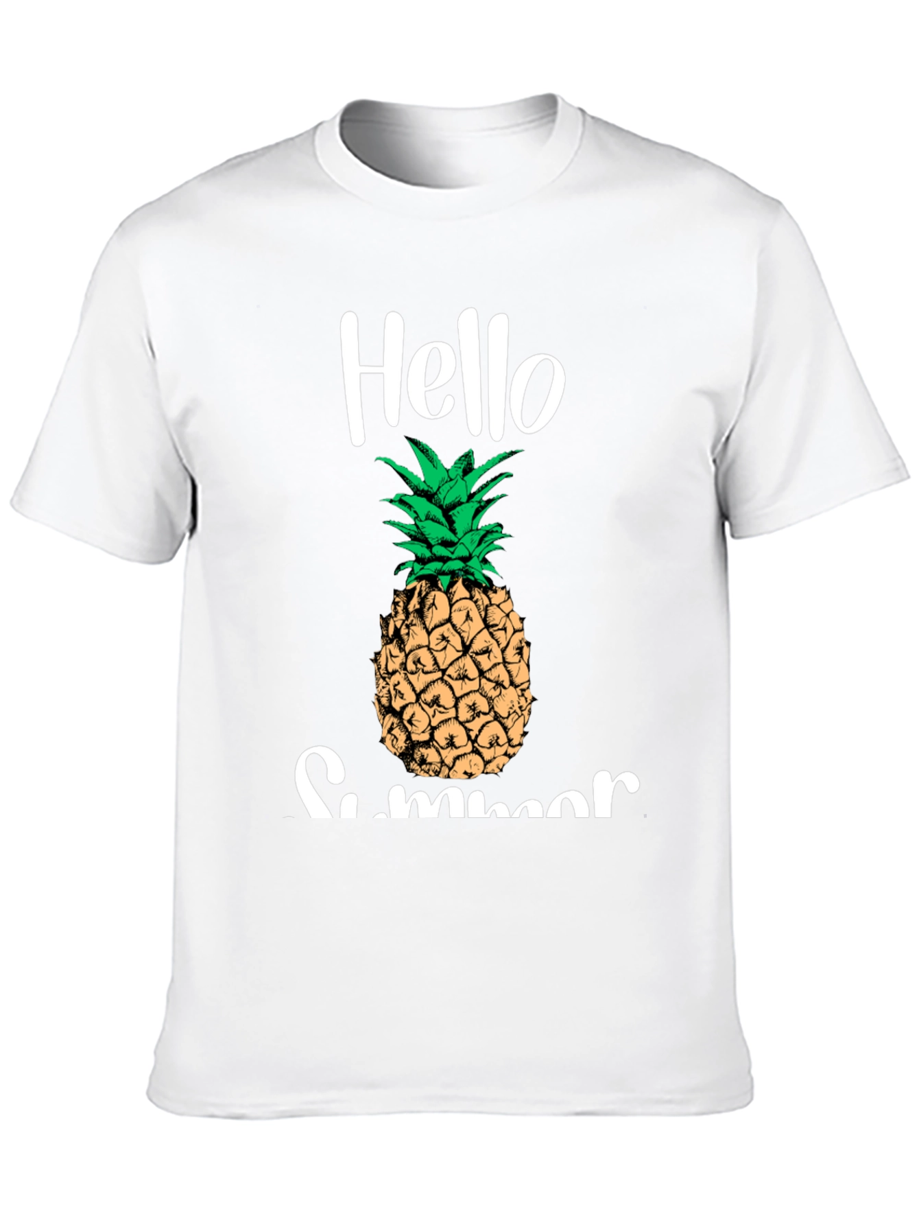 Hello Summer Pineapple Graphic Tee