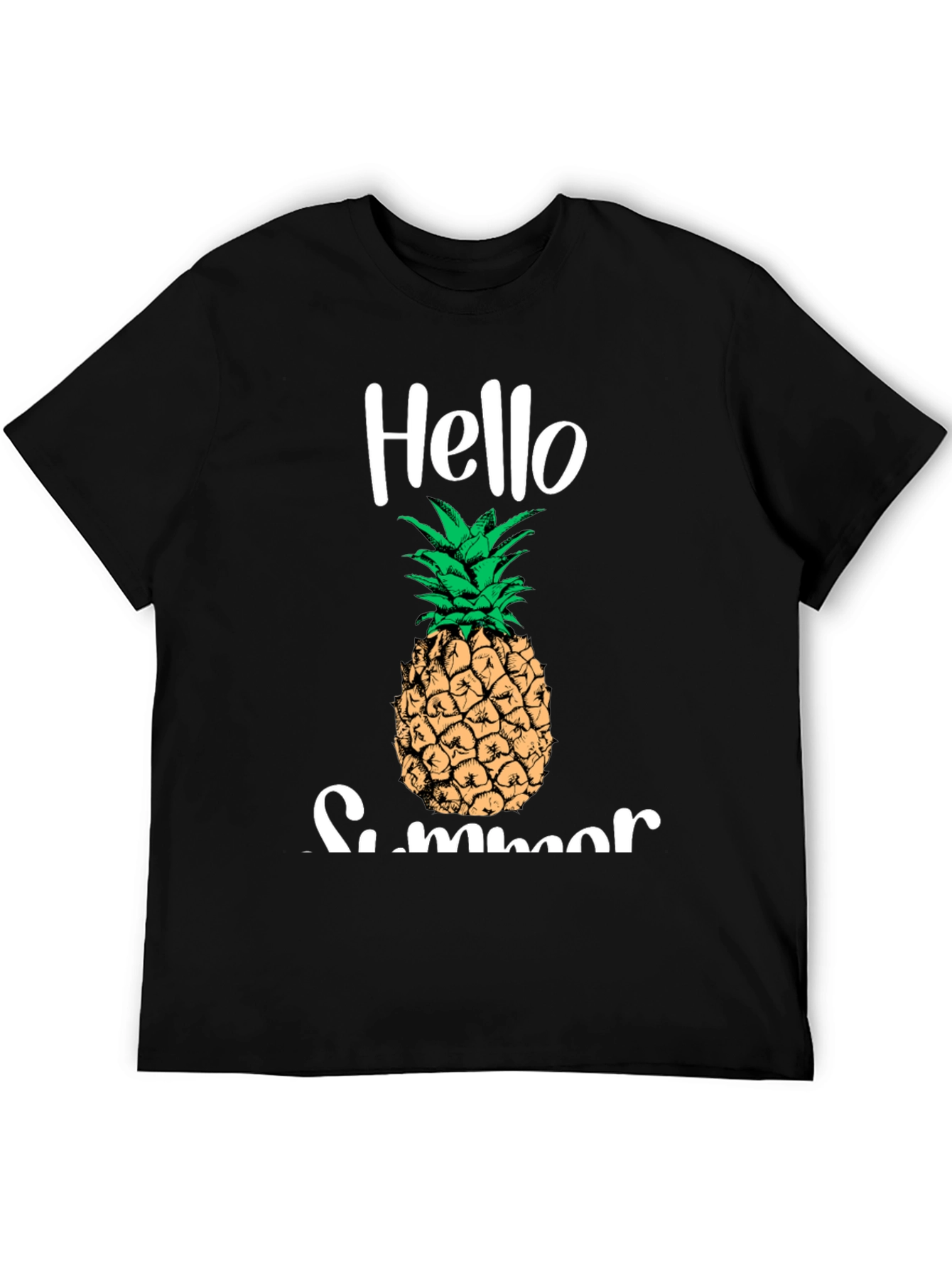 Hello Summer Pineapple Graphic Tee