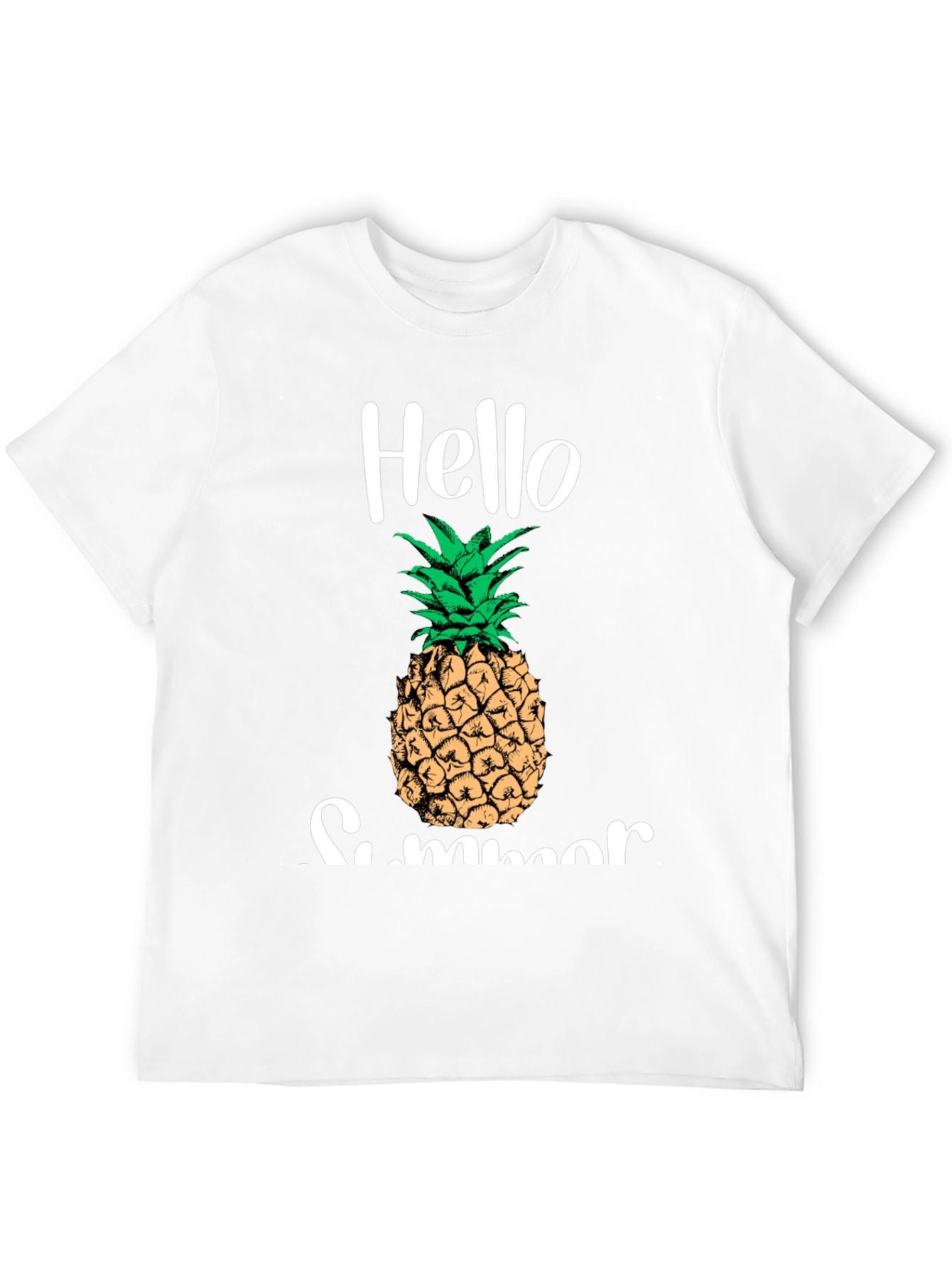 Hello Summer Pineapple Graphic Tee