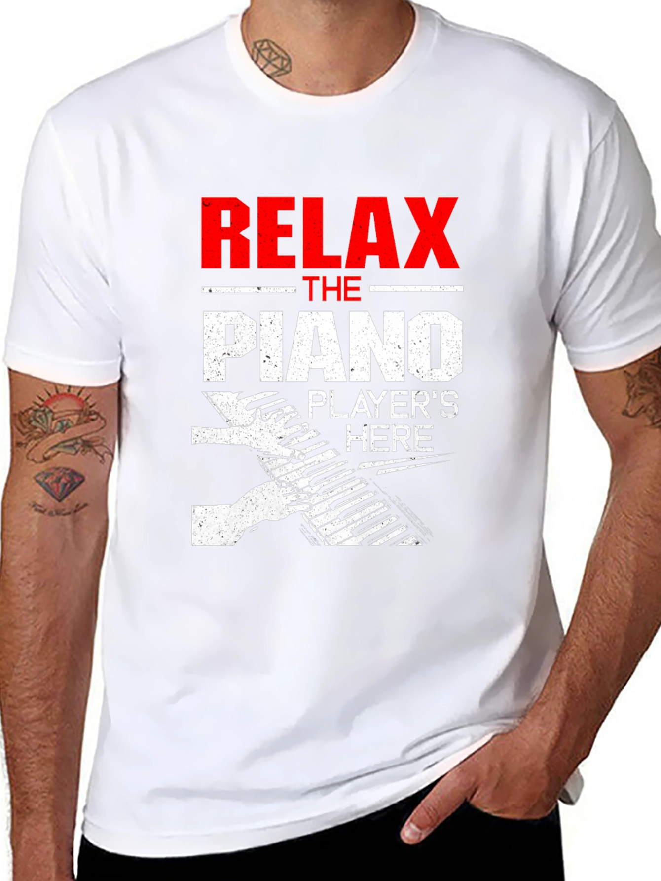 Relax The Piano Players Here T-Shirt