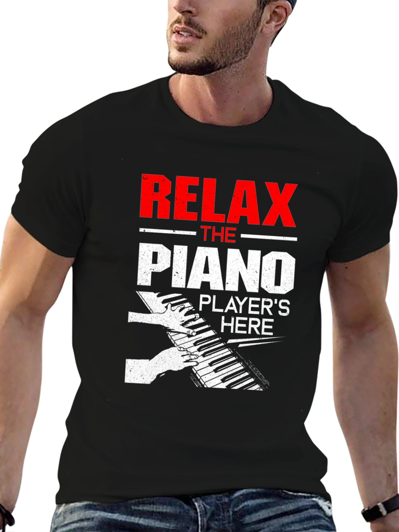 Relax The Piano Players Here T-Shirt
