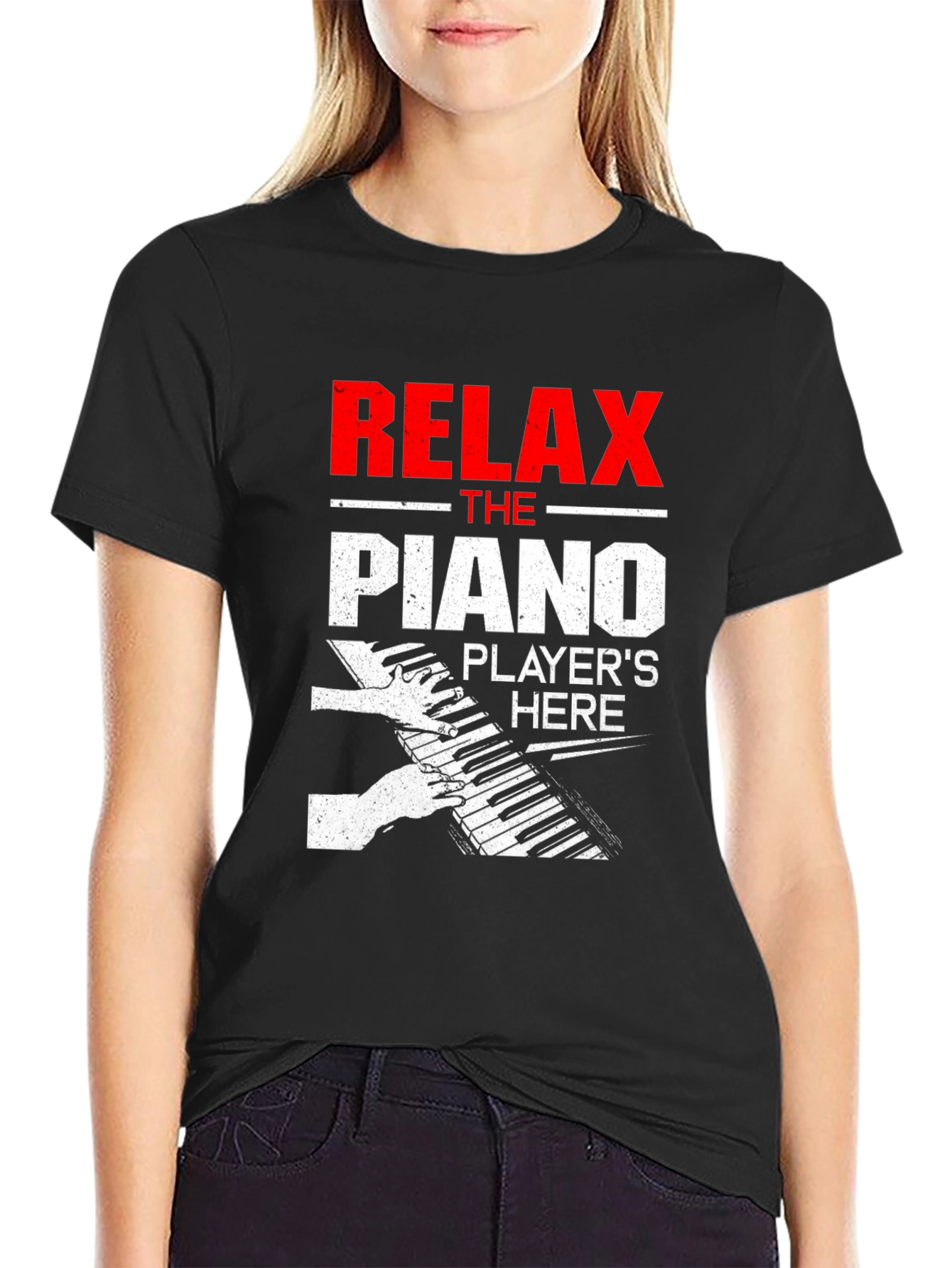 Relax The Piano Players Here T-Shirt