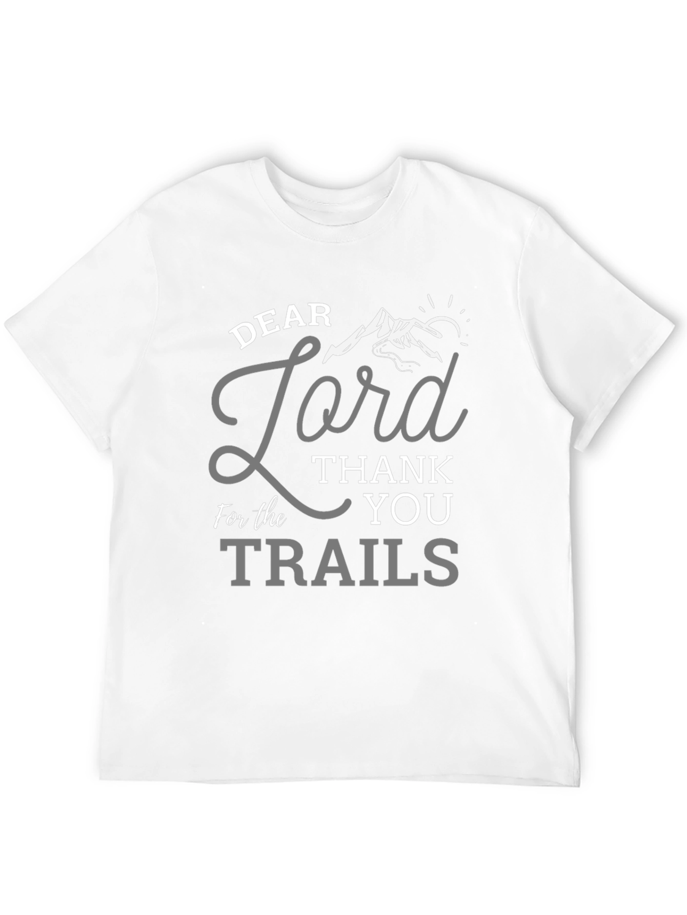 Dear Lord Trails T-Shirt - Mountain Graphic Tee