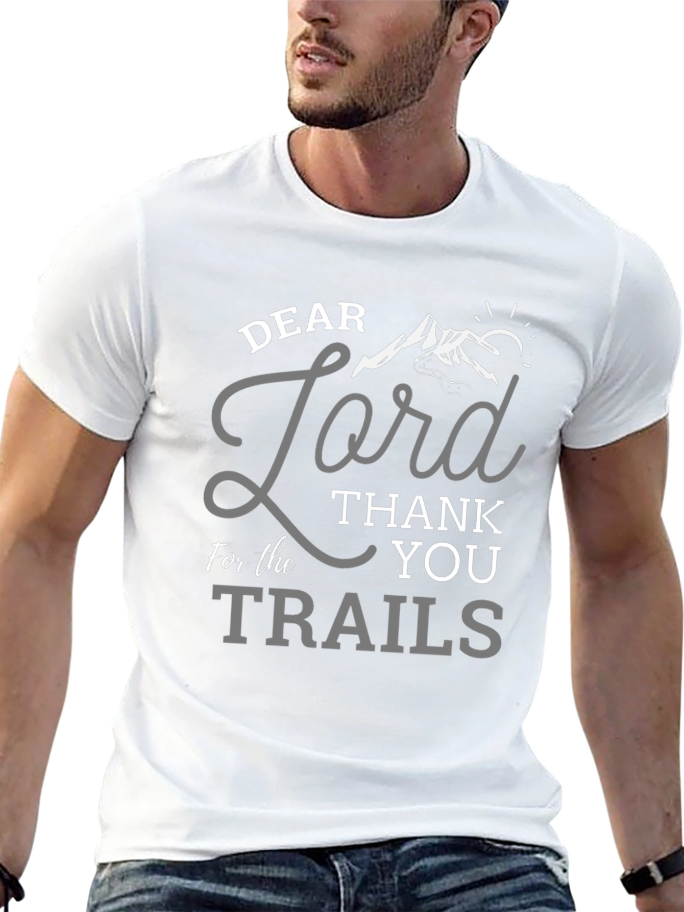 Dear Lord Trails T-Shirt - Mountain Graphic Tee