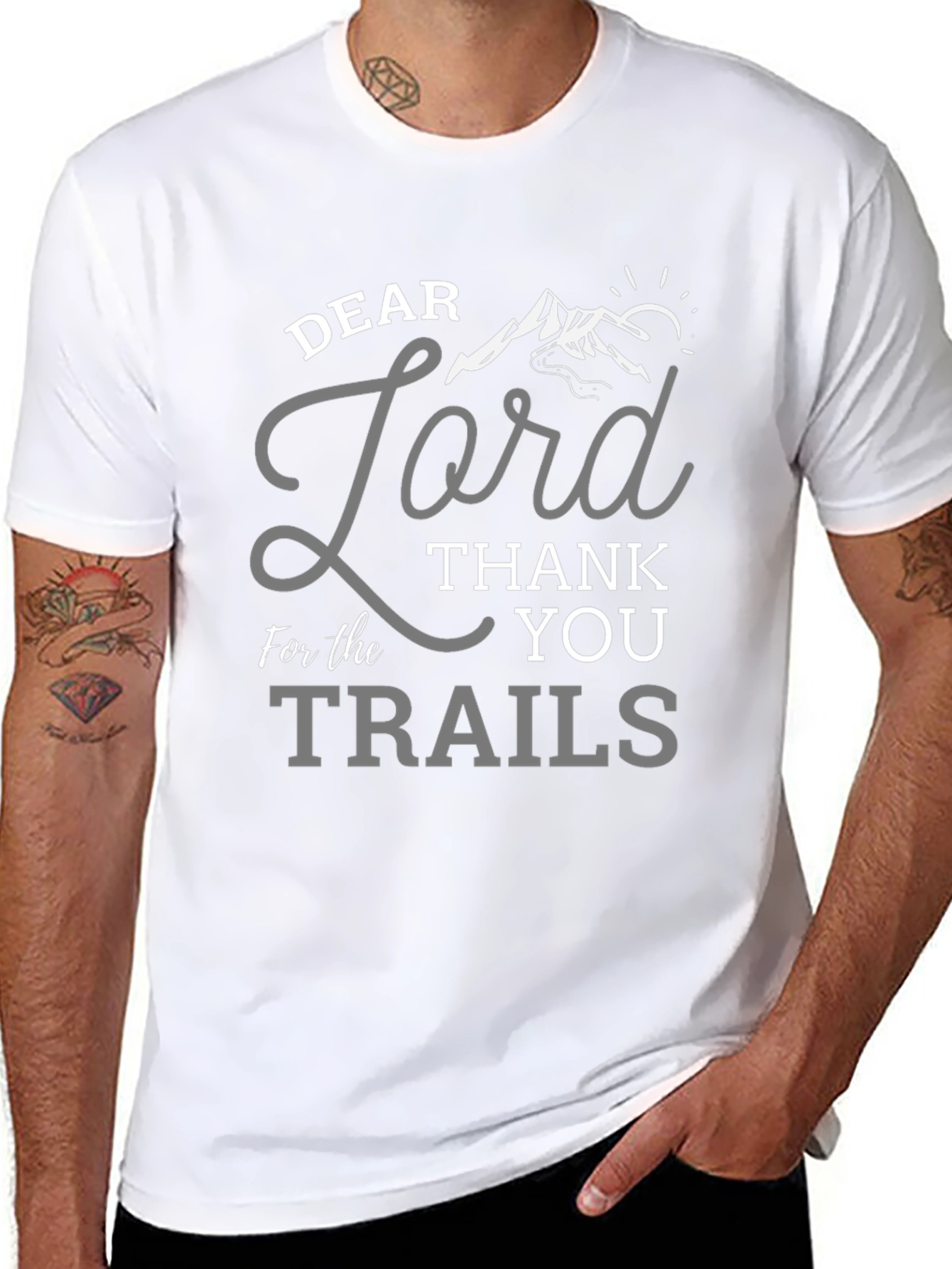 Dear Lord Trails T-Shirt - Mountain Graphic Tee