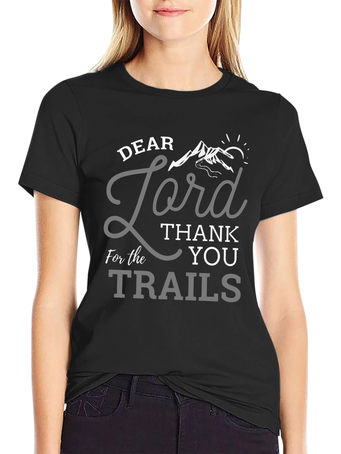 Dear Lord Trails T-Shirt - Mountain Graphic Tee