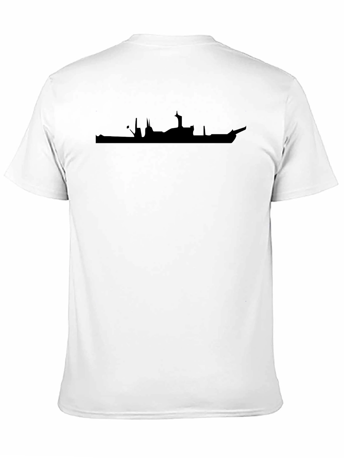 City Silhouette Graphic Tee - Modern Black T-Shirt
