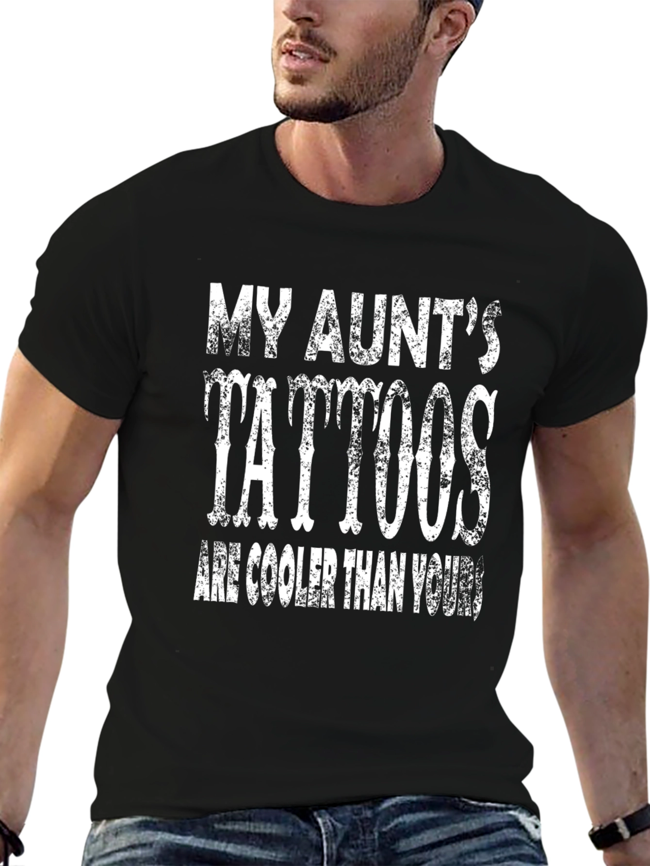 My Aunts Tattoos are Cooler T-Shirt - Black