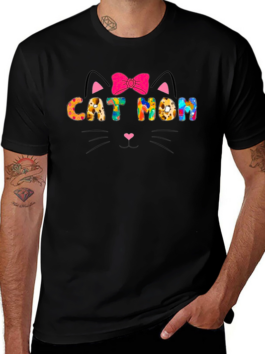 Cat Mom T-Shirt - Cute Cat Lover Tee