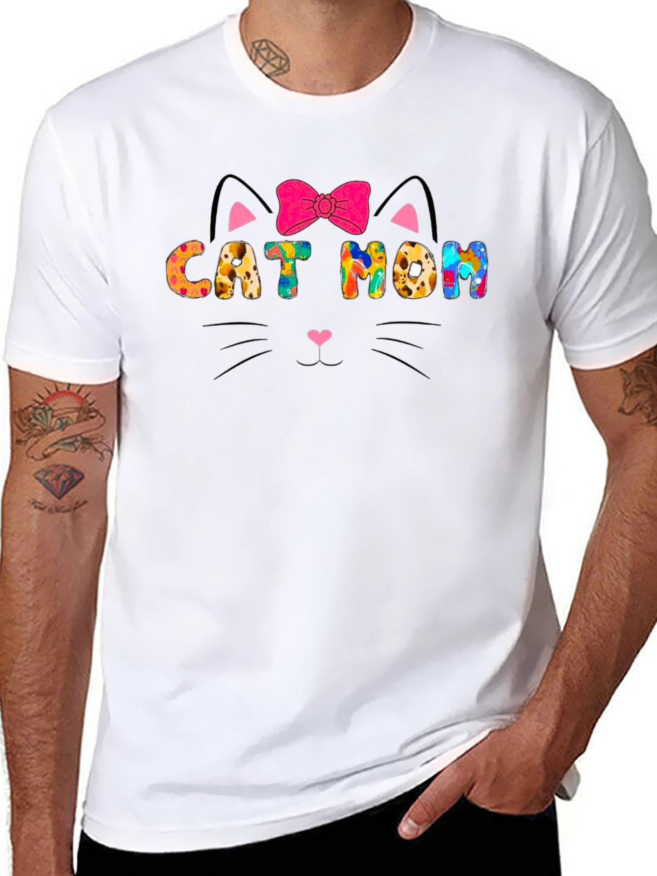 Cat Mom T-Shirt - Cute Cat Lover Tee