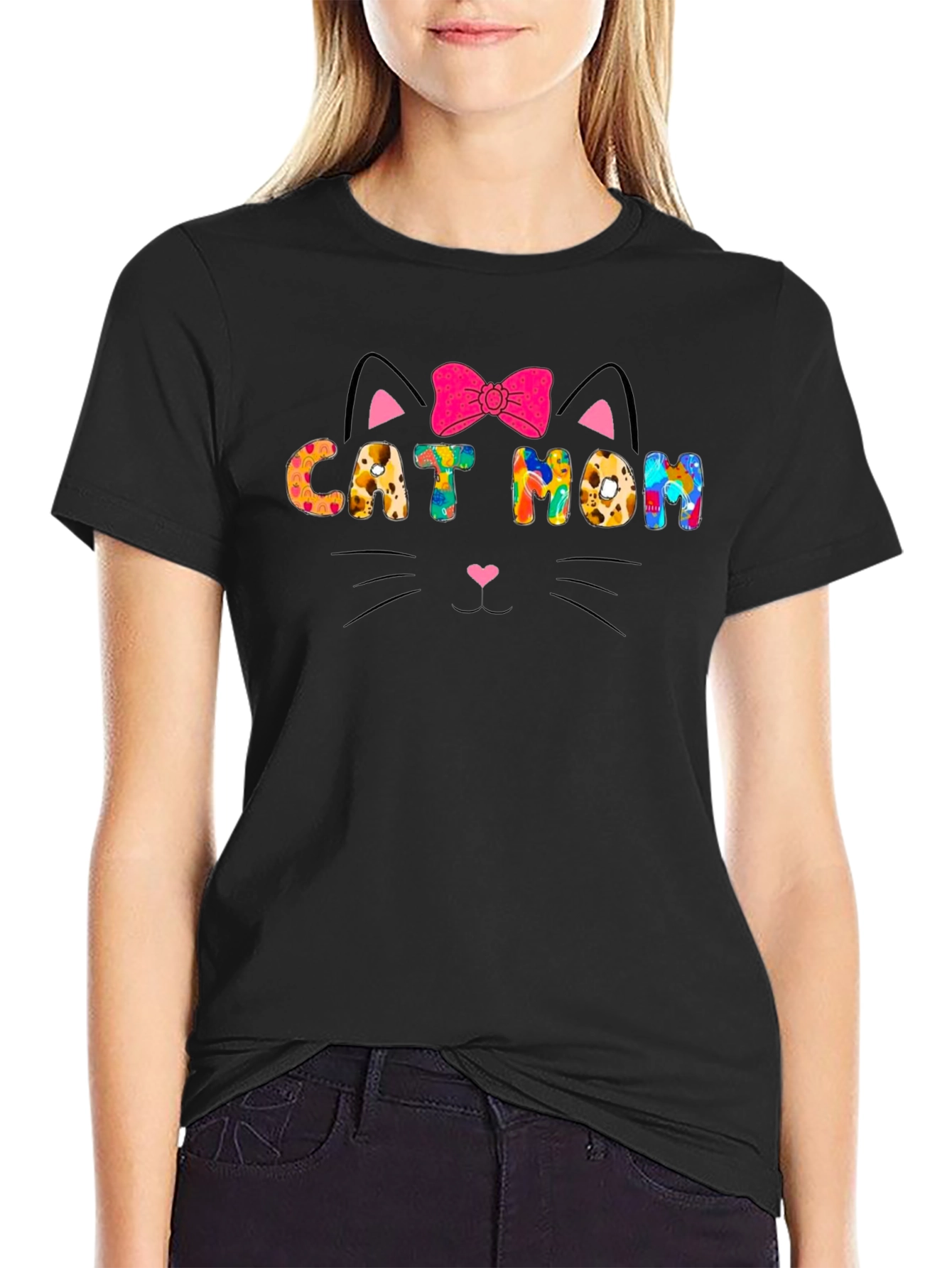 Cat Mom T-Shirt - Cute Cat Lover Tee